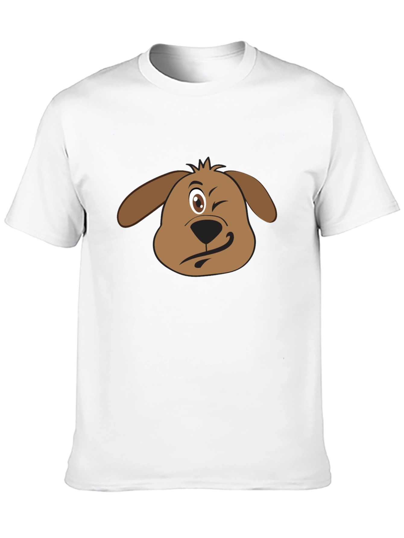 Funny Dog Winking T-Shirt - Cute Graphic Tee