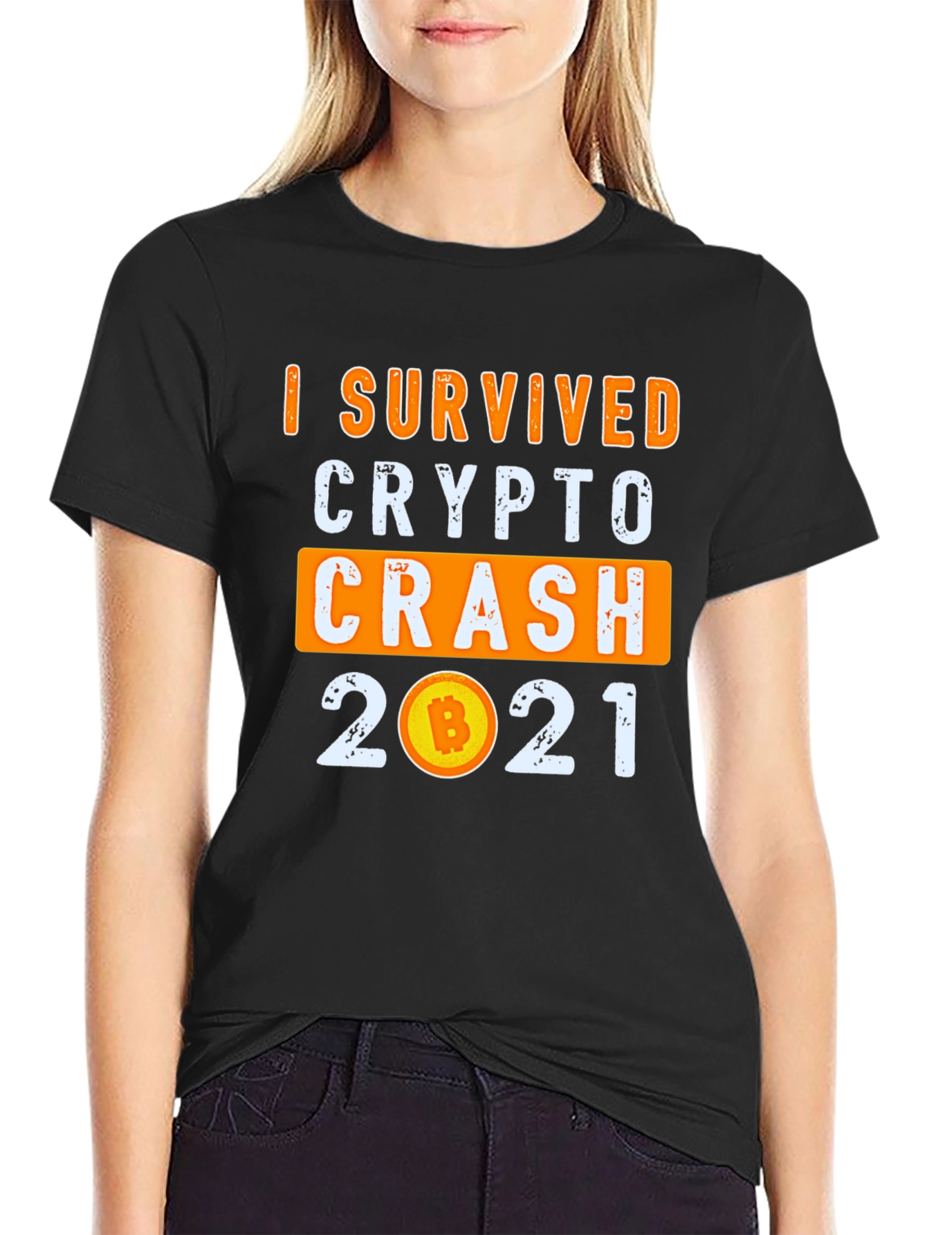 I Survived Crypto Crash 2021 T-Shirt
