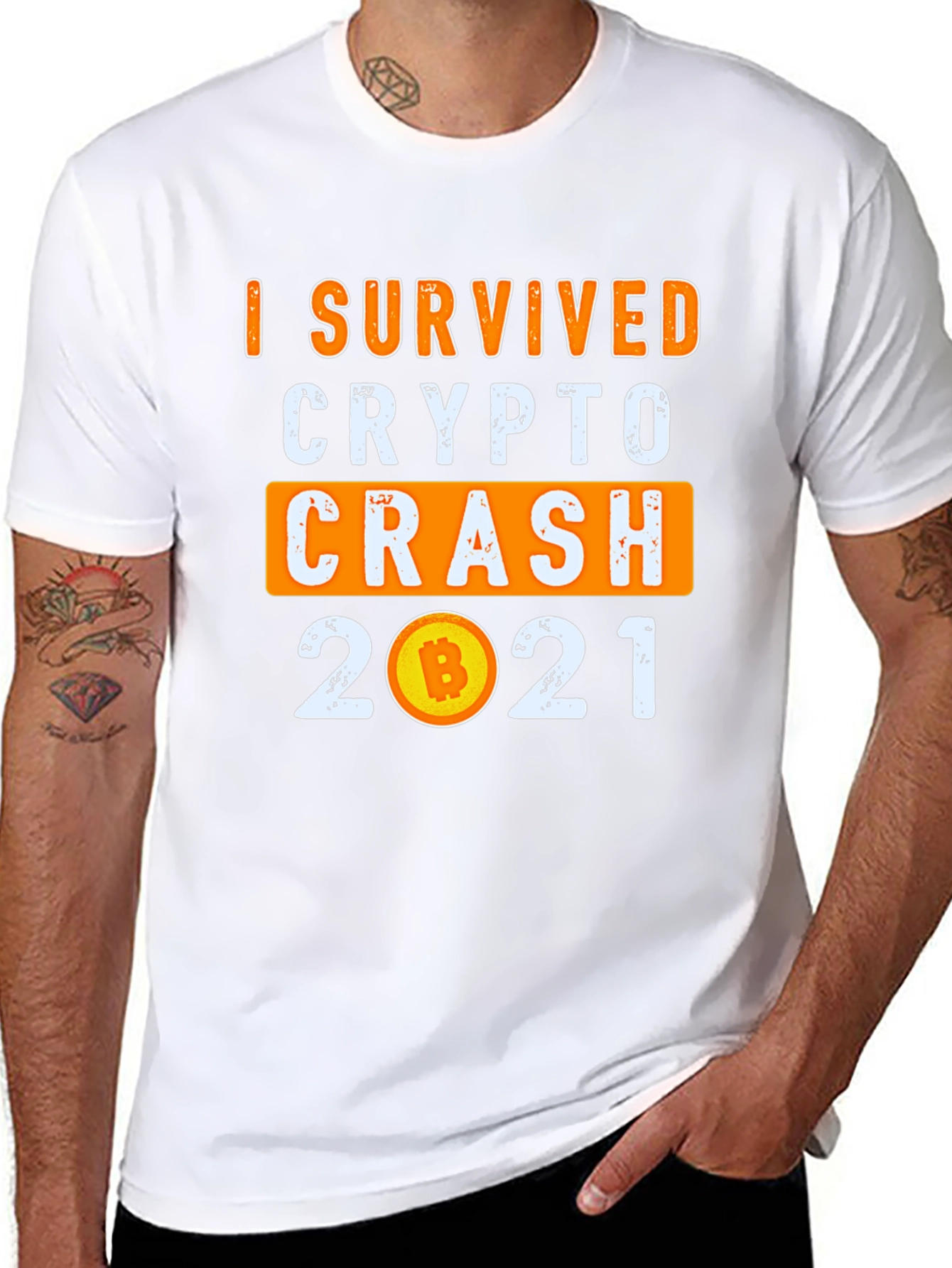 I Survived Crypto Crash 2021 T-Shirt