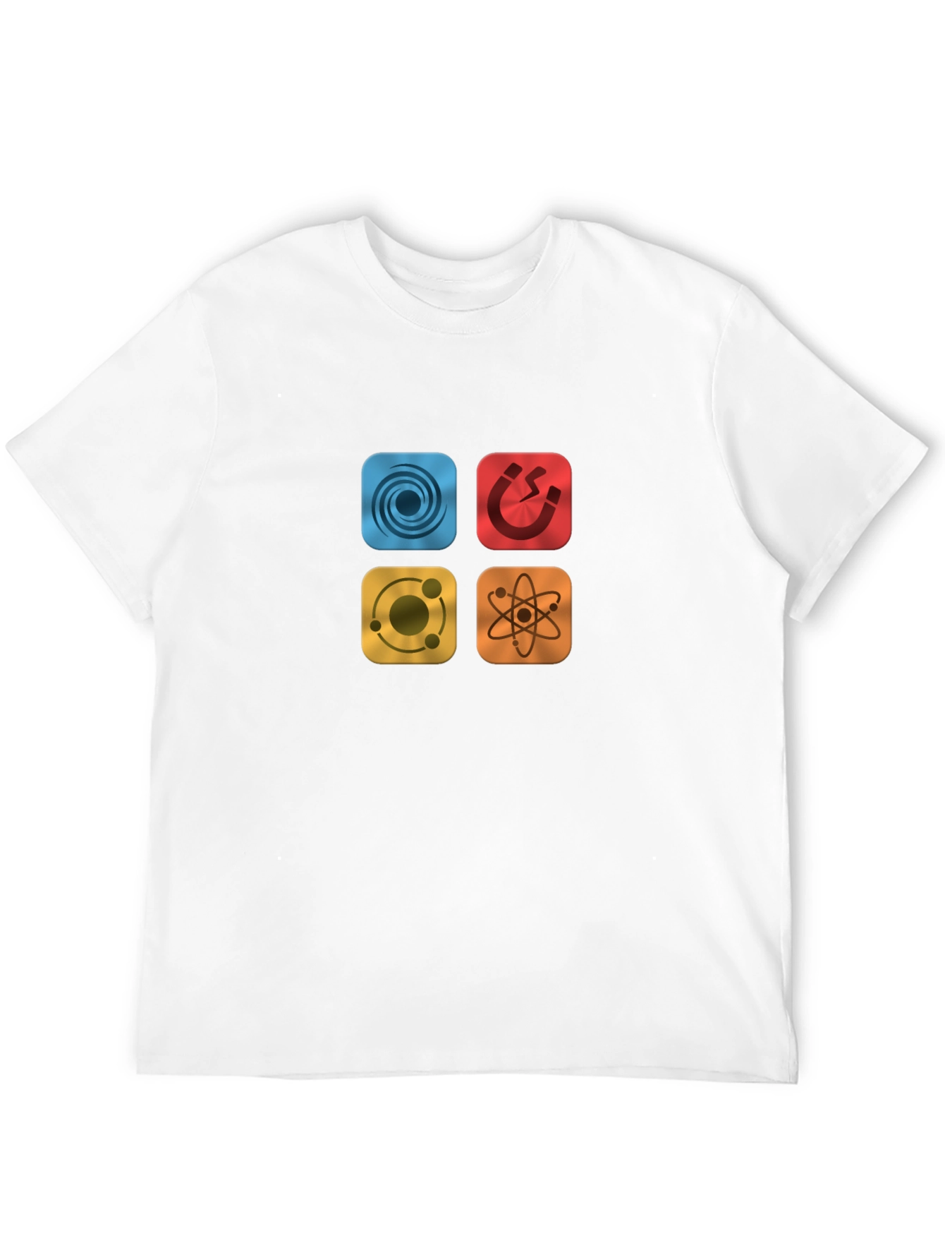 Science Physics Symbol Black Tee