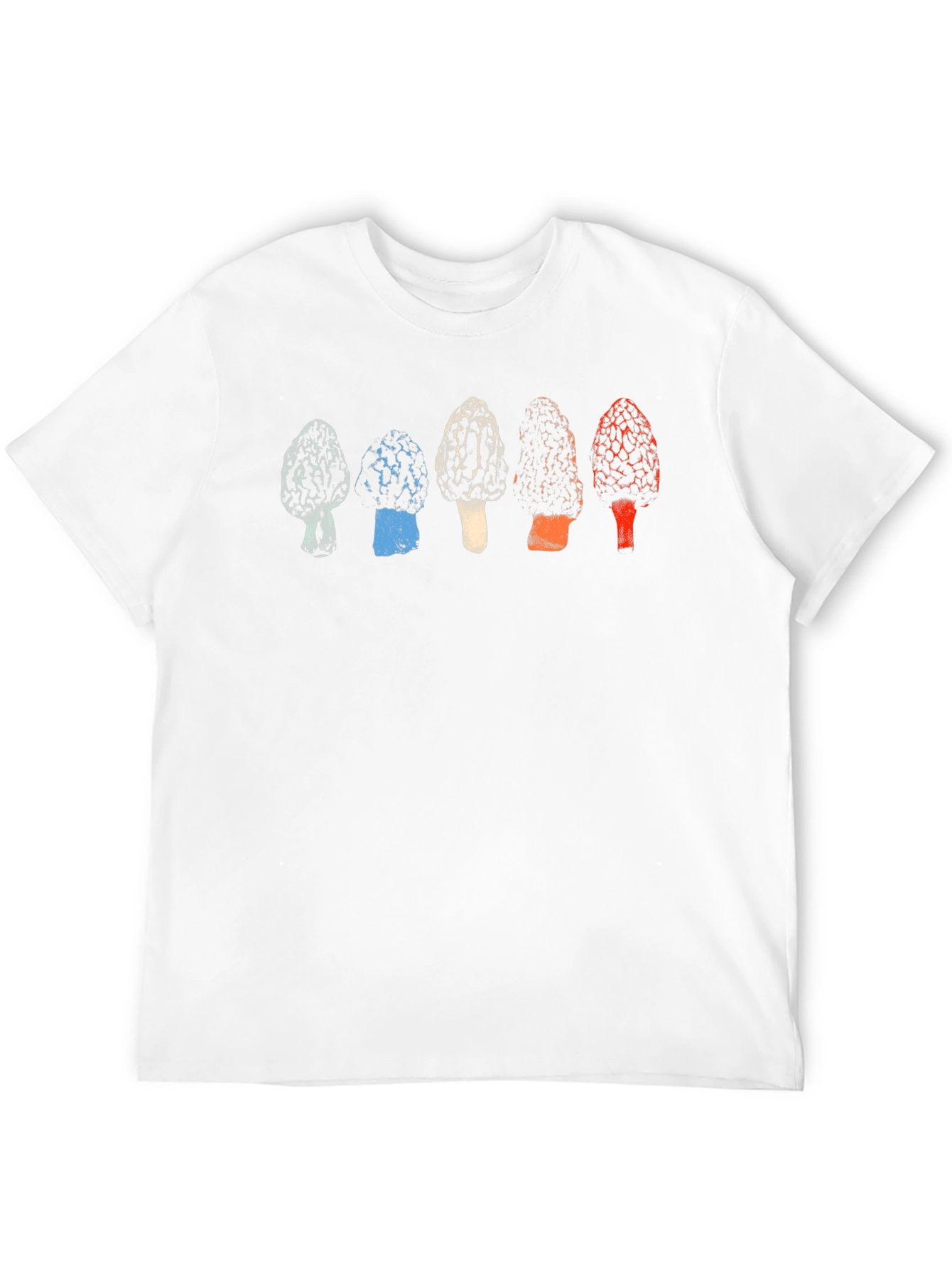 Mushroom Graphic Tee - Stylish Morel Design