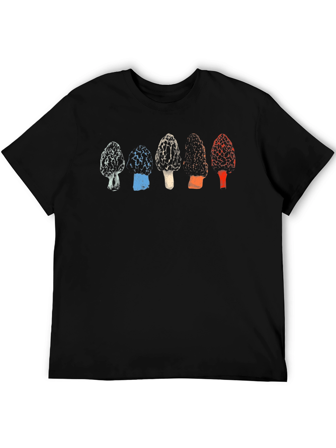 Mushroom Graphic Tee - Stylish Morel Design