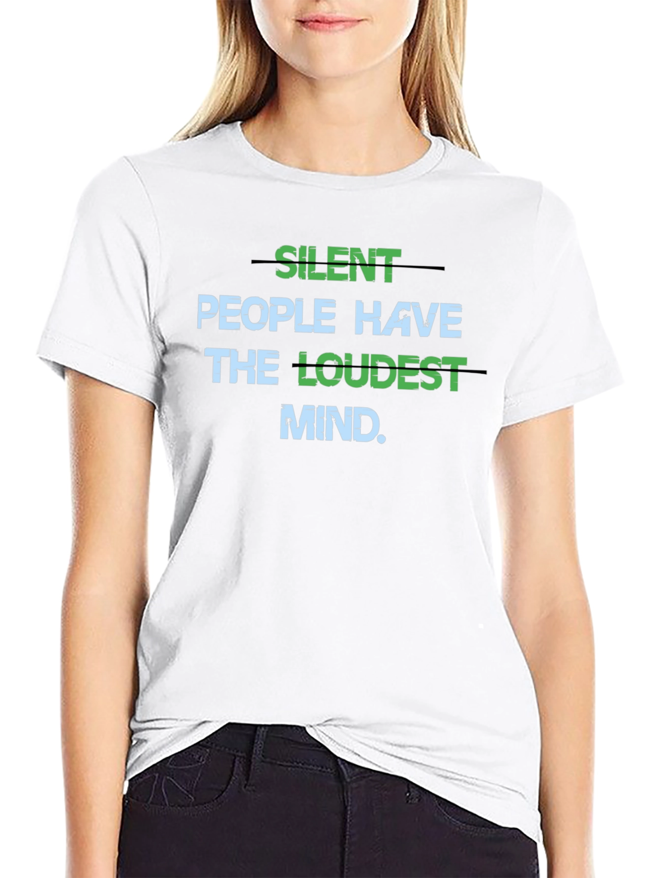 Silent People Loudest Mind Graphic Tee