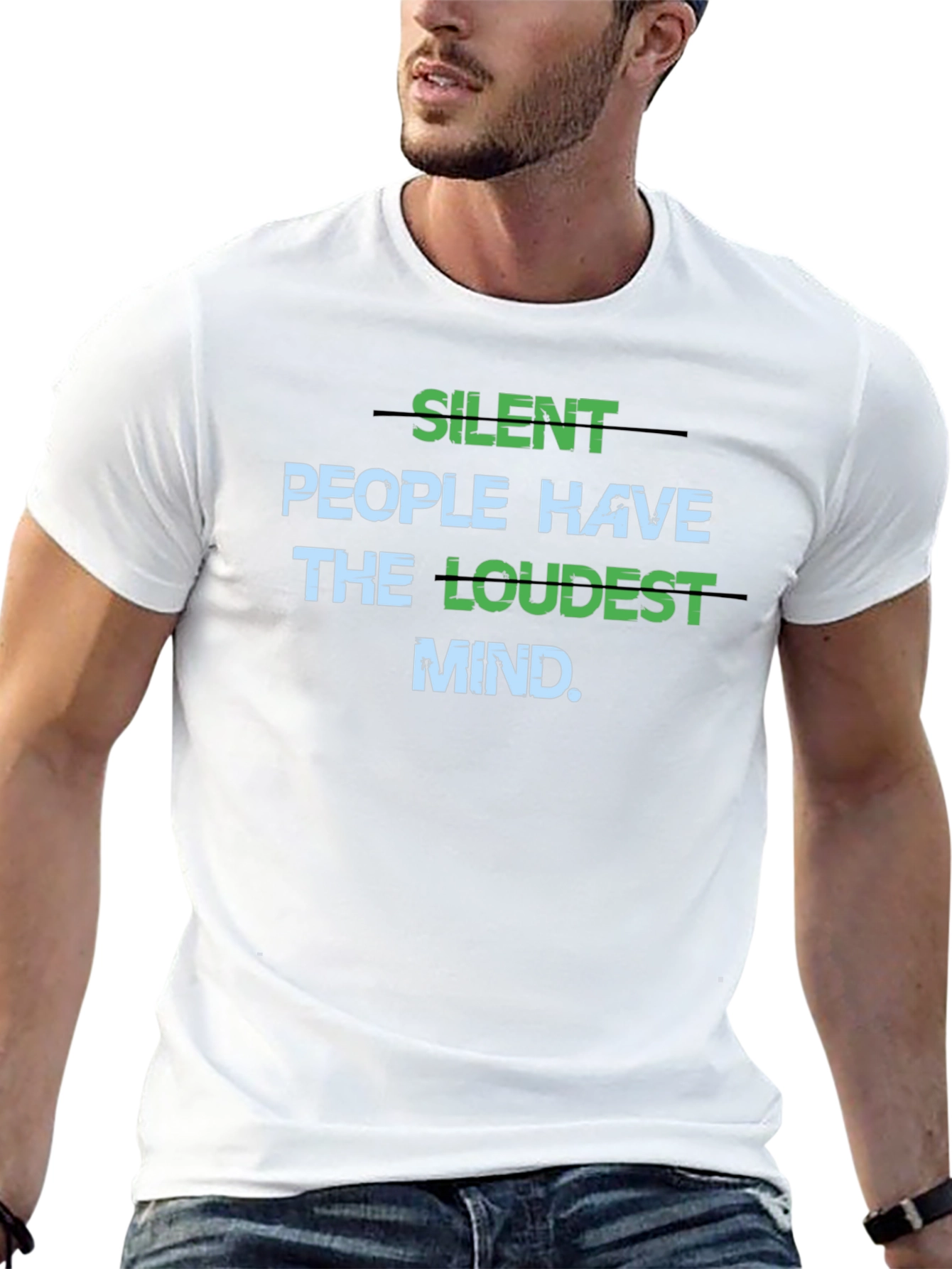 Silent People Loudest Mind Graphic Tee