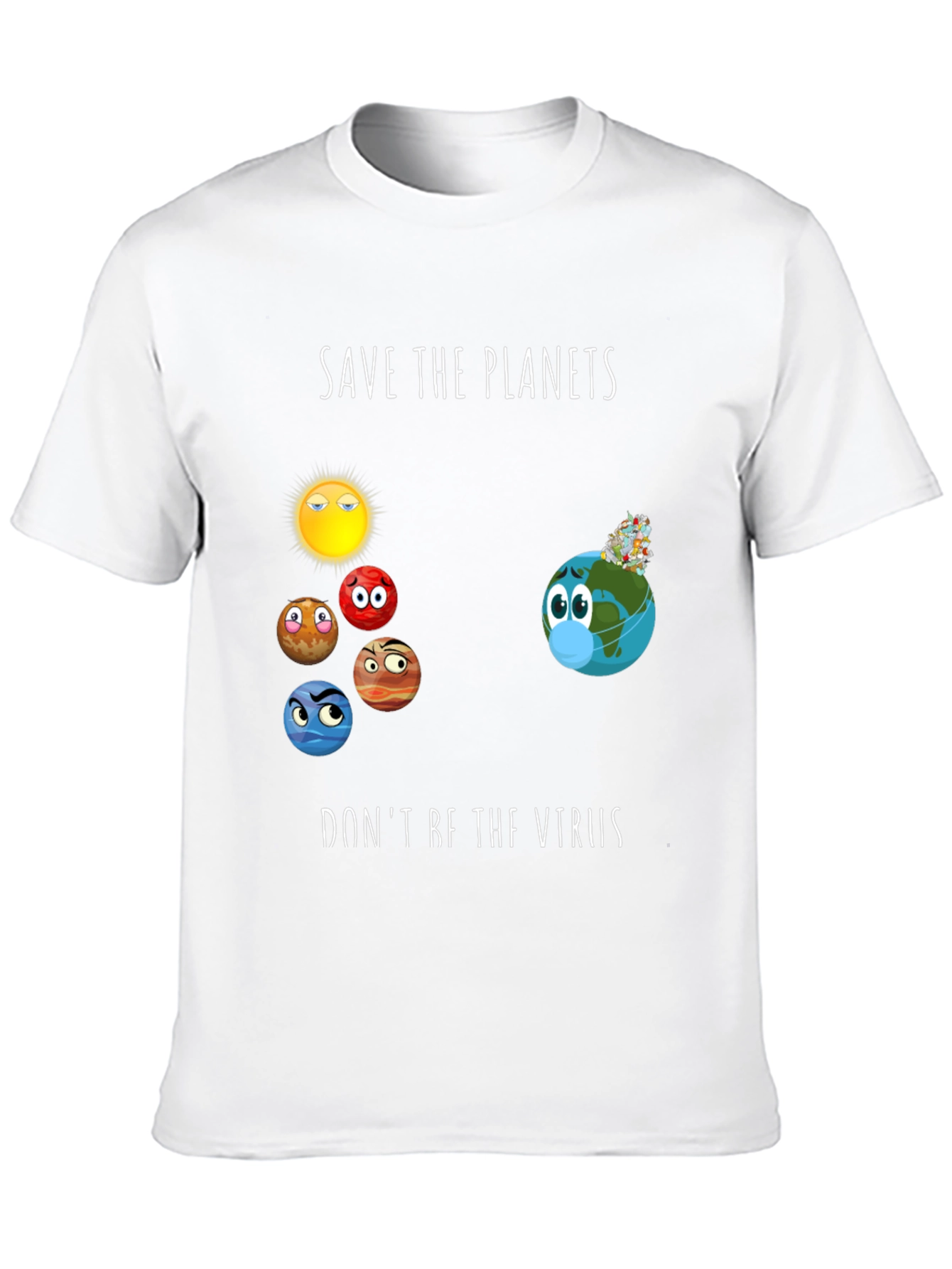 Save the Planets Graphic Tee - Earth Day Shirt