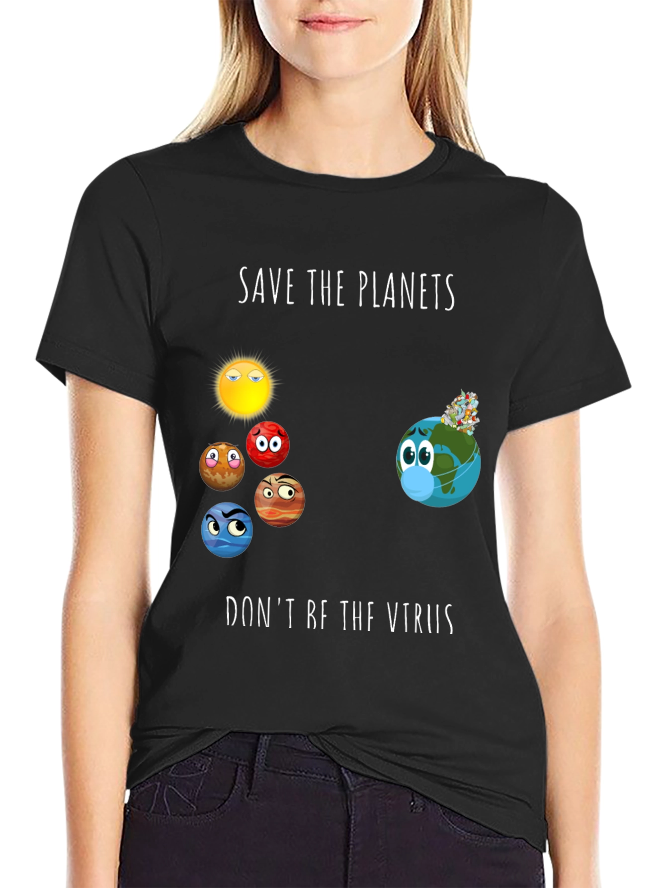 Save the Planets Graphic Tee - Earth Day Shirt
