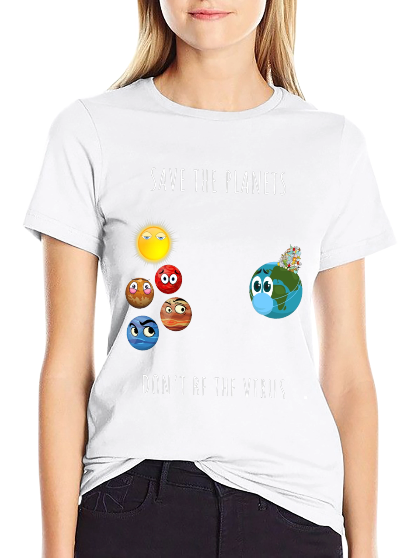 Save the Planets Graphic Tee - Earth Day Shirt