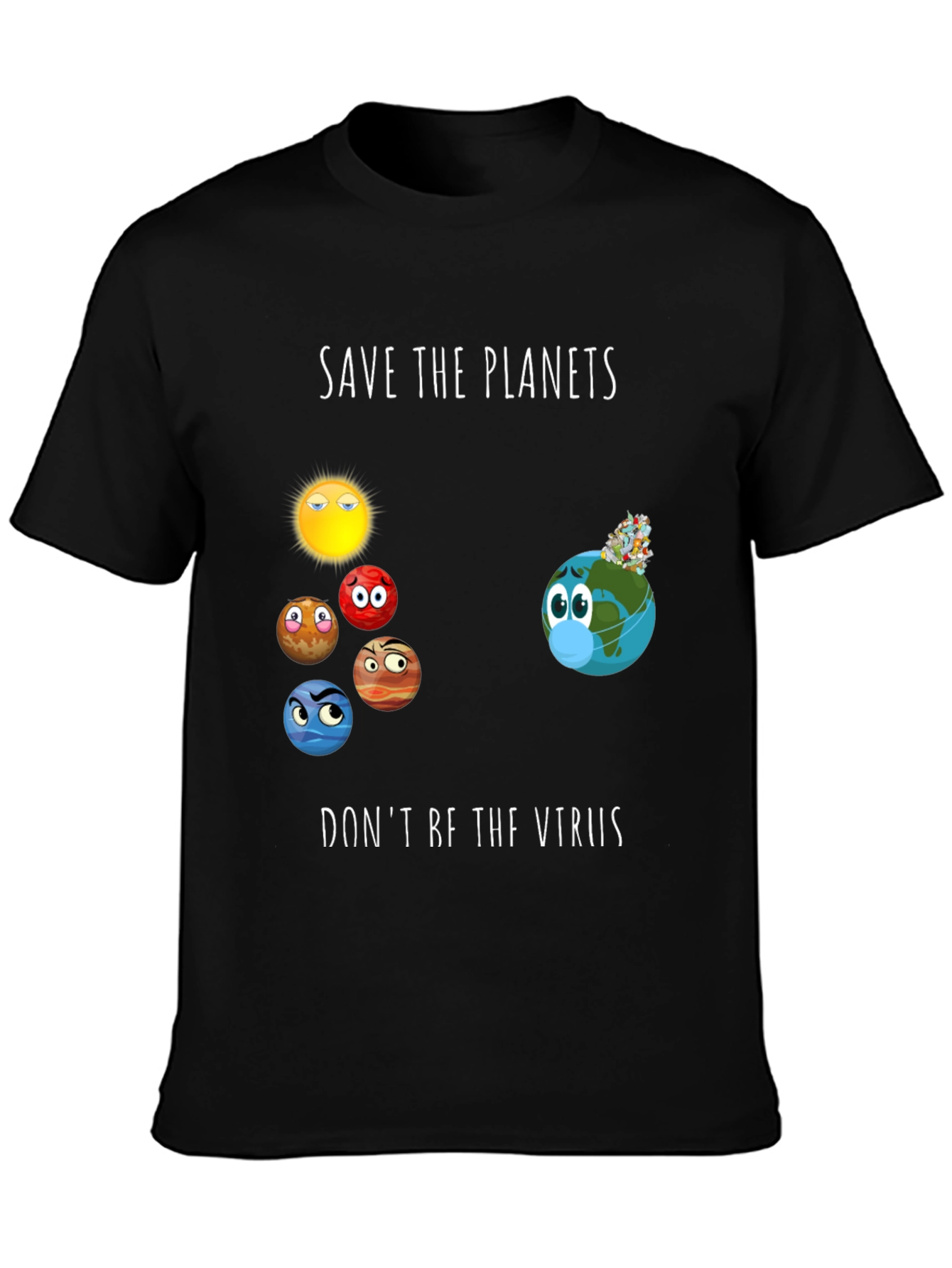 Save the Planets Graphic Tee - Earth Day Shirt