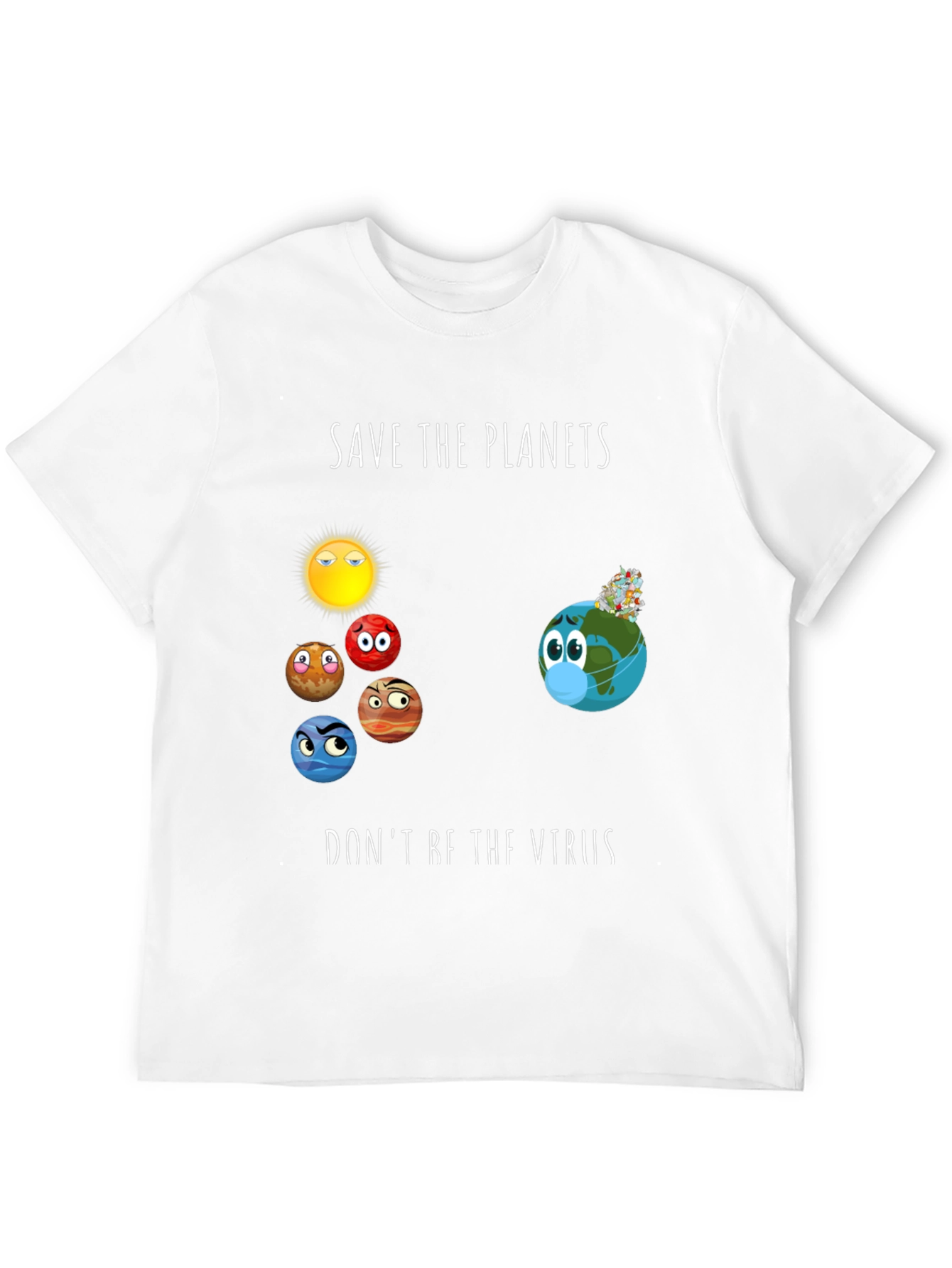 Save the Planets Graphic Tee - Earth Day Shirt