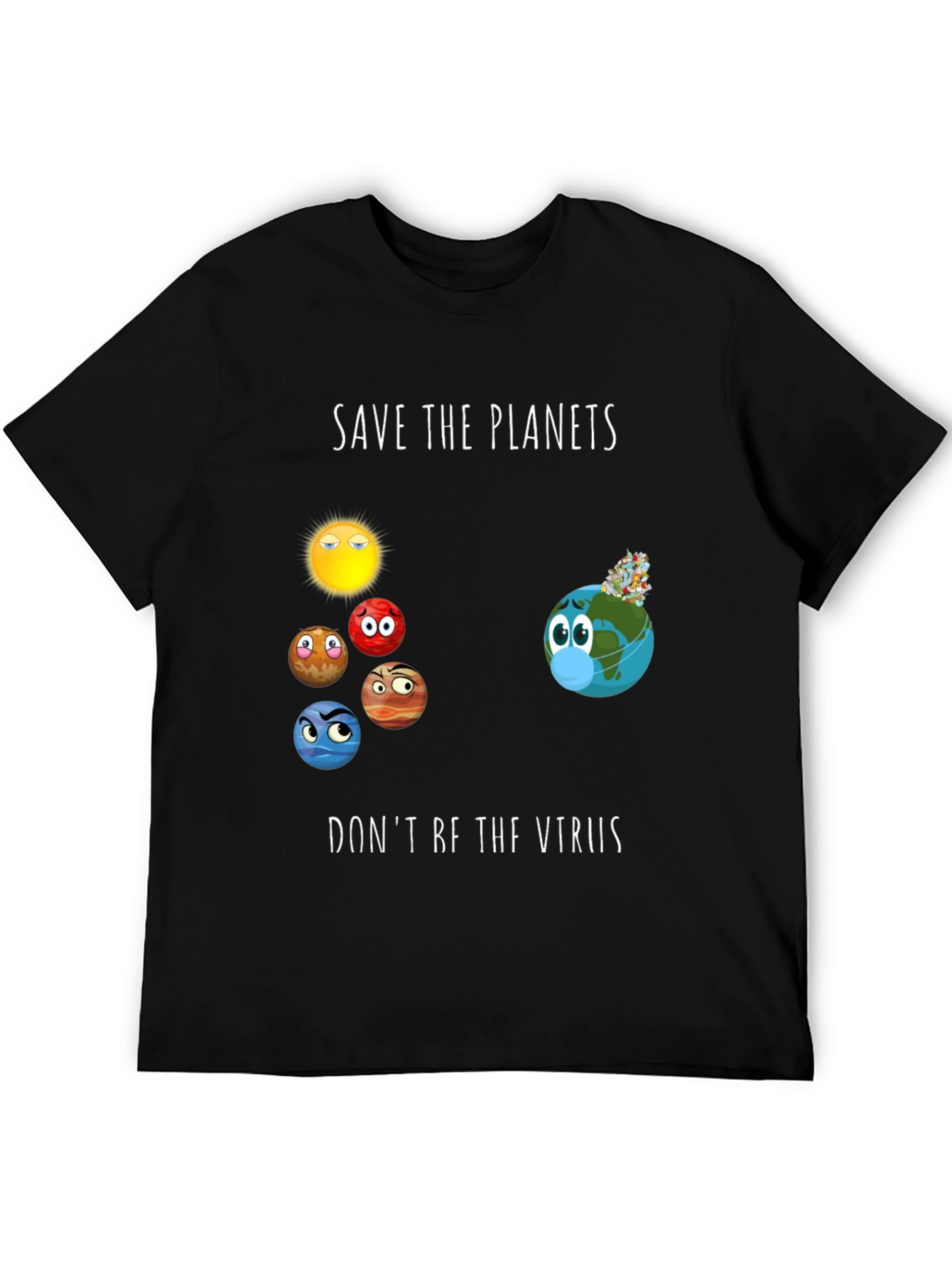 Save the Planets Graphic Tee - Earth Day Shirt