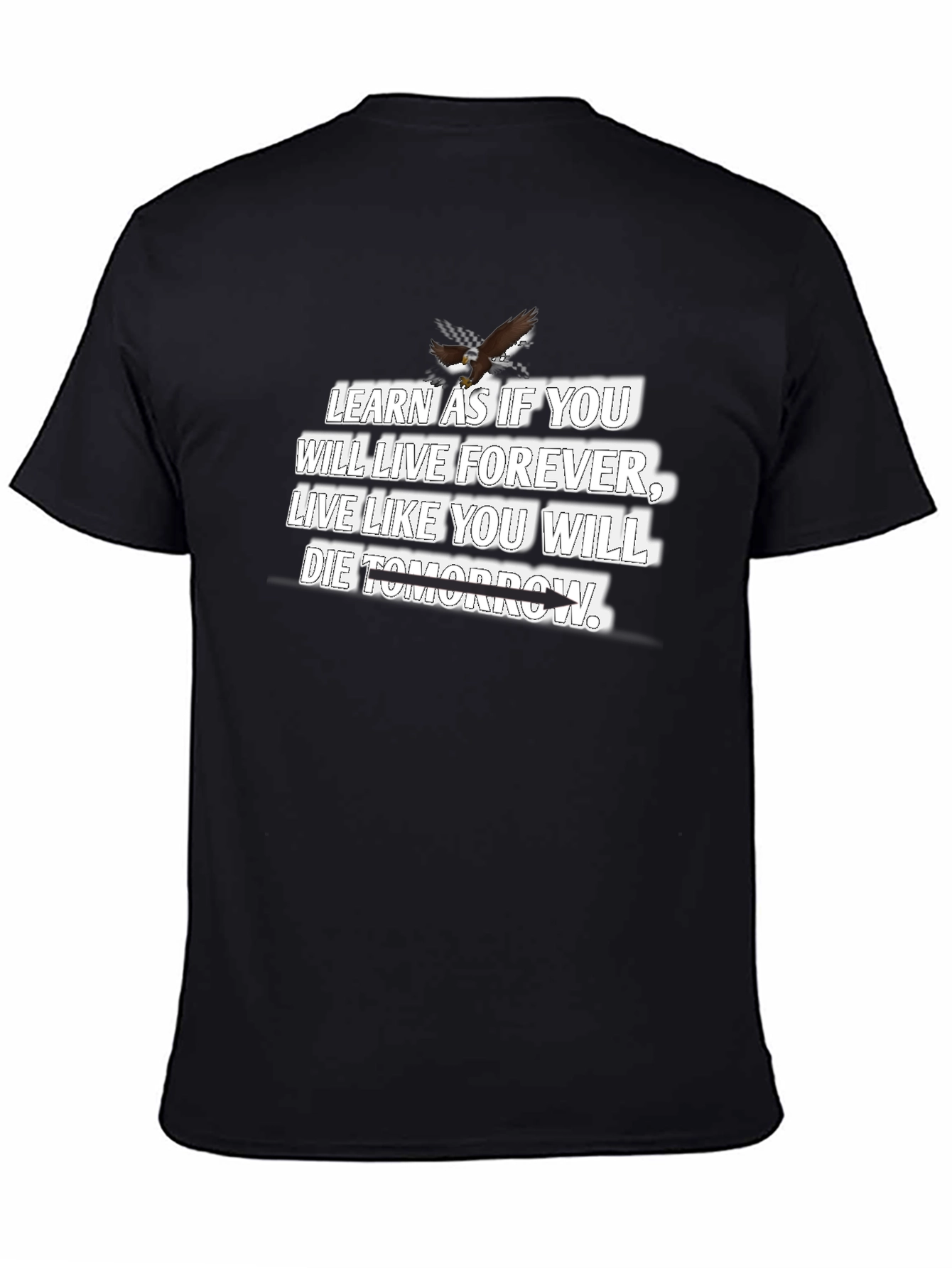 Inspirational Quote T-Shirt - Live & Learn