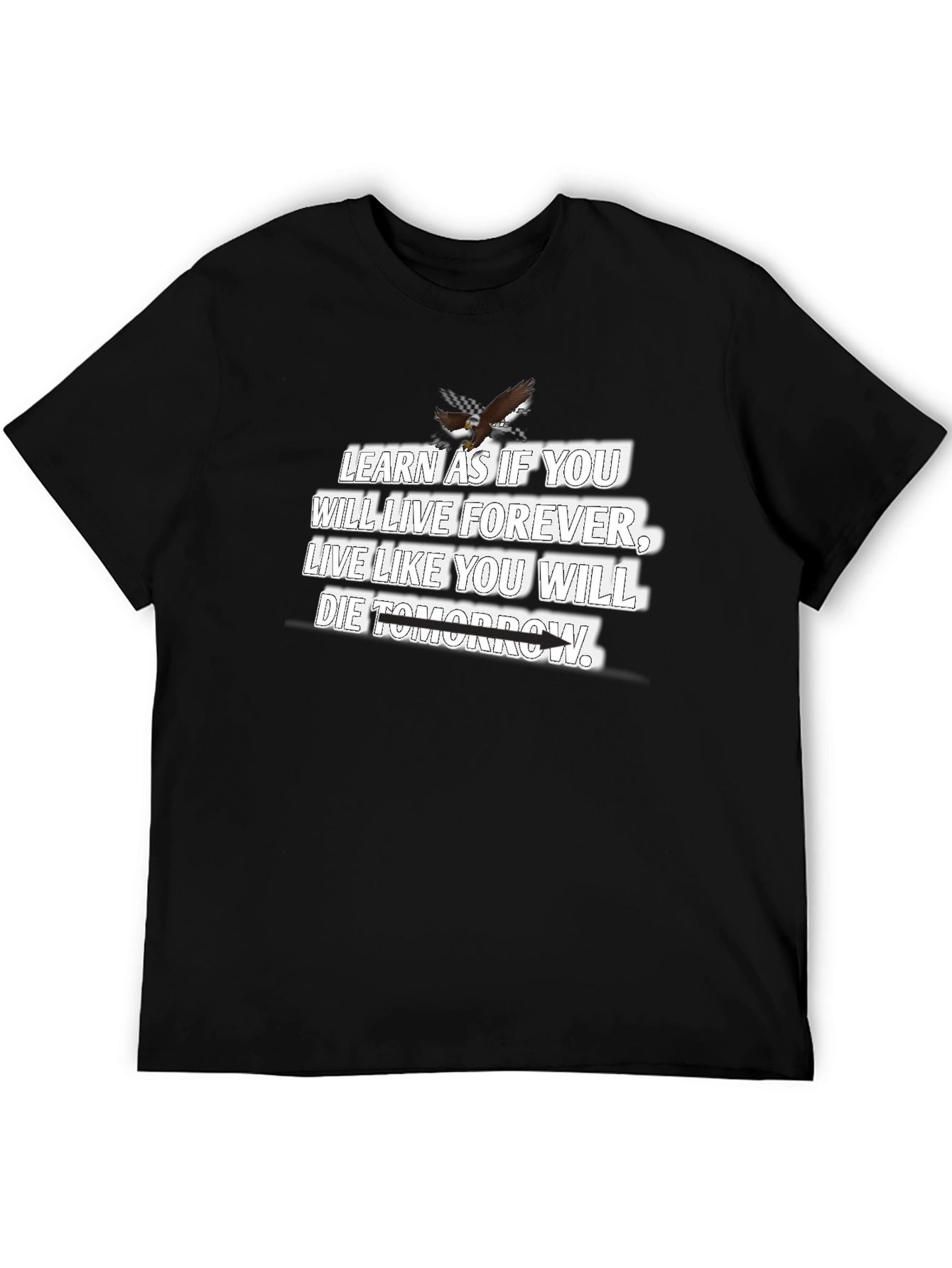 Inspirational Quote T-Shirt - Live & Learn