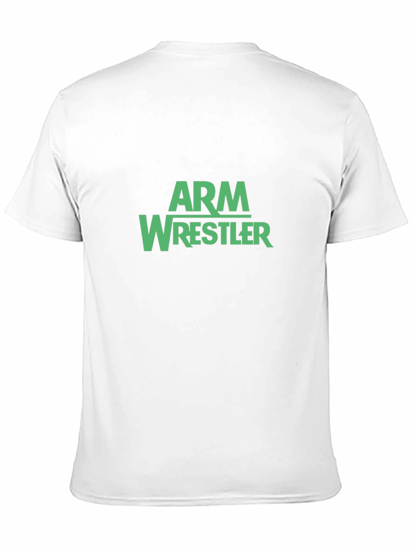 Arm Wrestler Graphic Tee - Black Cotton Blend