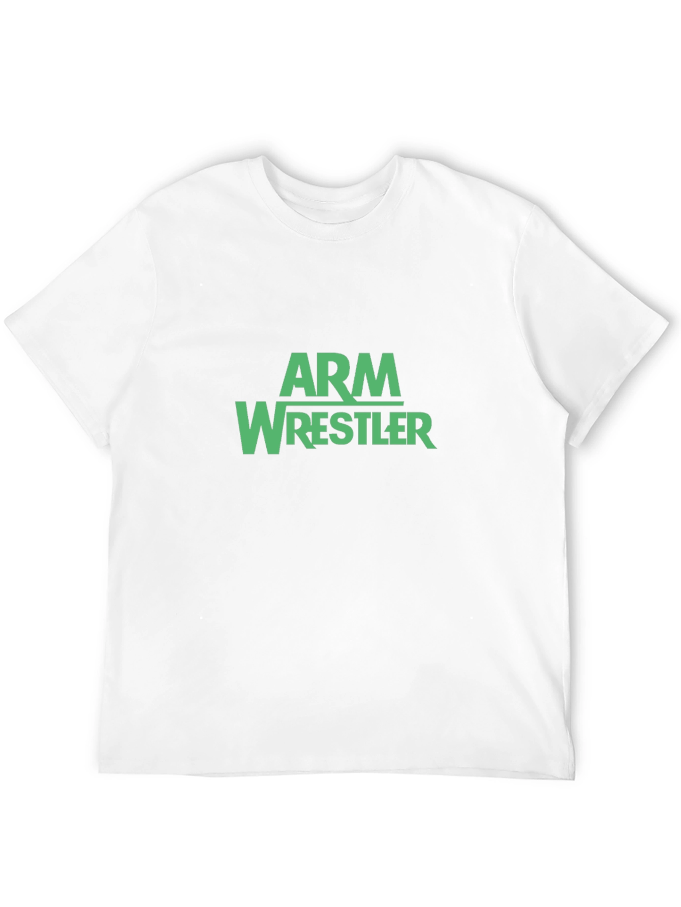 Arm Wrestler Graphic Tee - Black Cotton Blend
