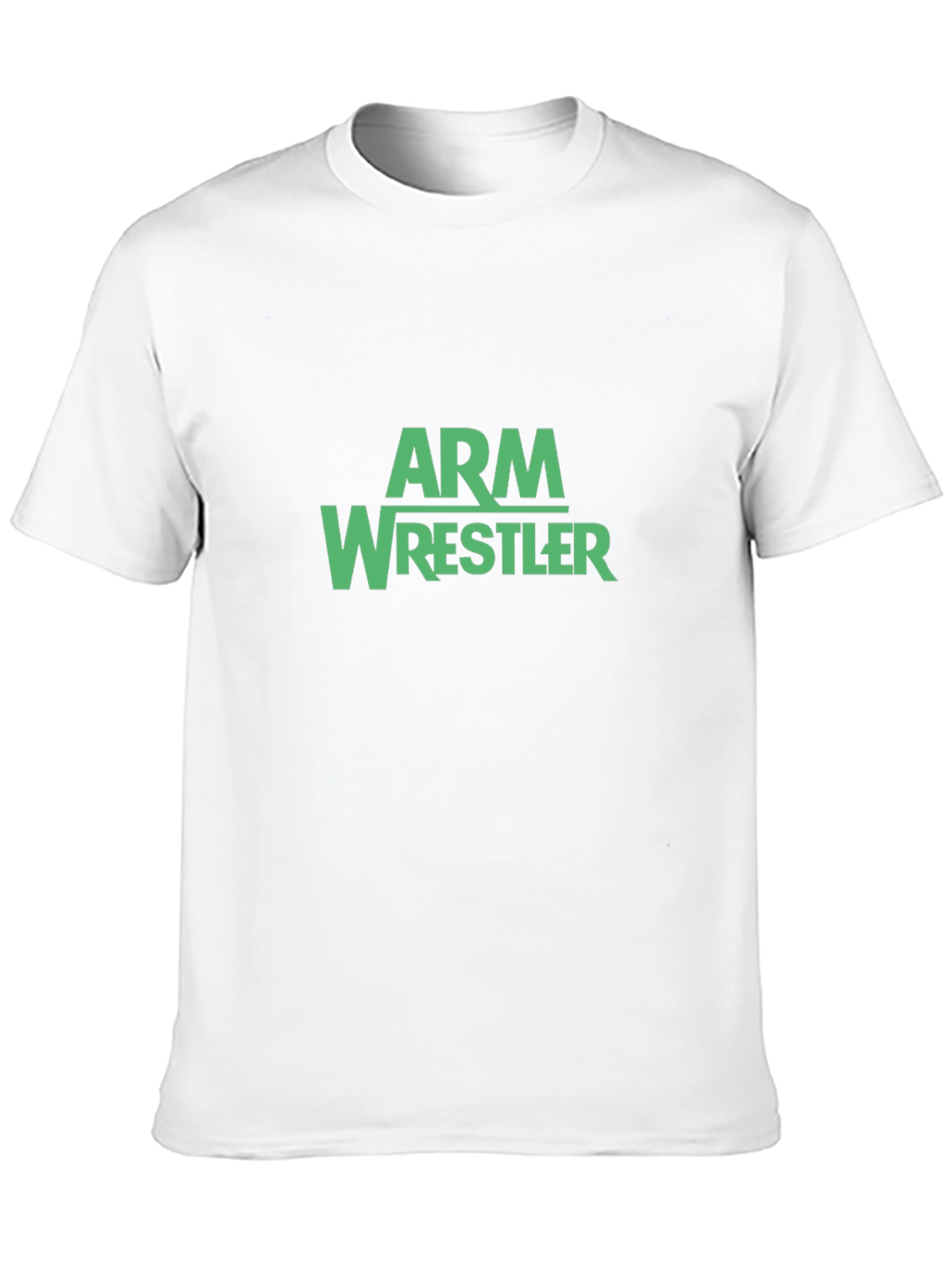 Arm Wrestler Graphic Tee - Black Cotton Blend