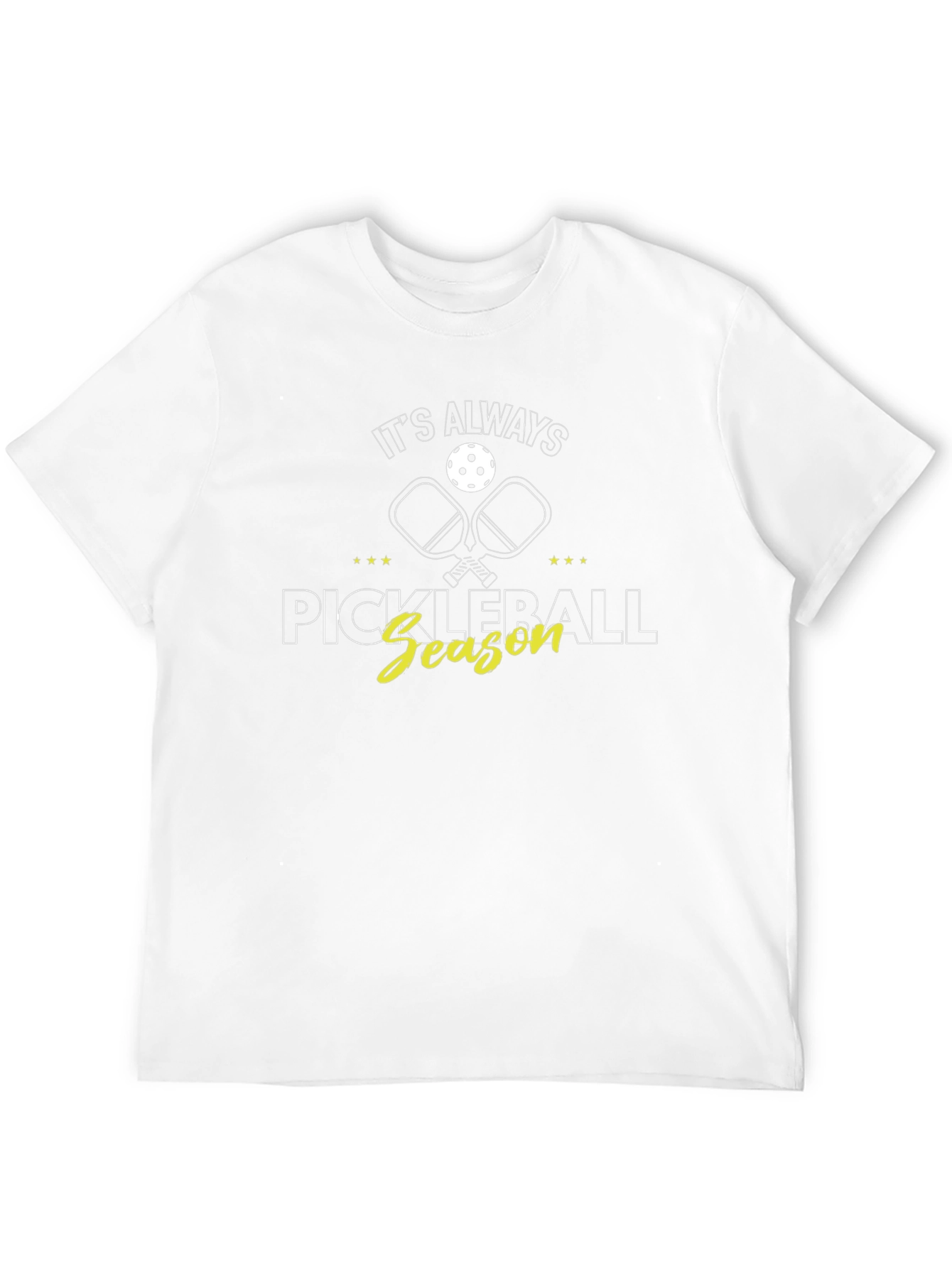 Pickleball Season Graphic Tee - Black