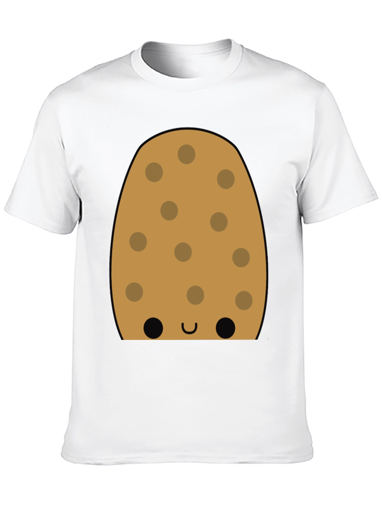 Cookie Character Graphic Tee - Fun Black T-Shirt