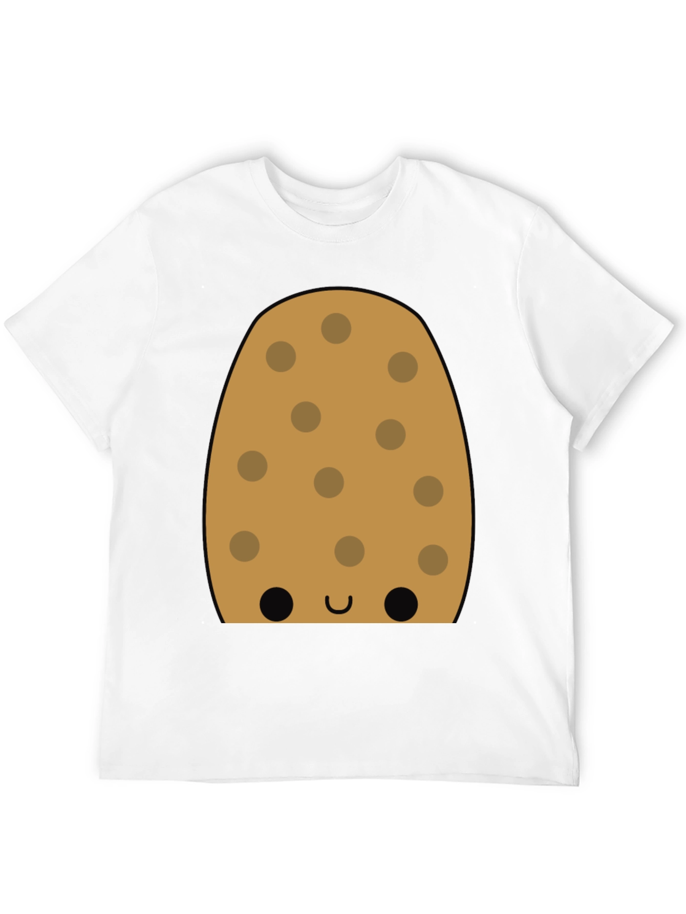 Cookie Character Graphic Tee - Fun Black T-Shirt