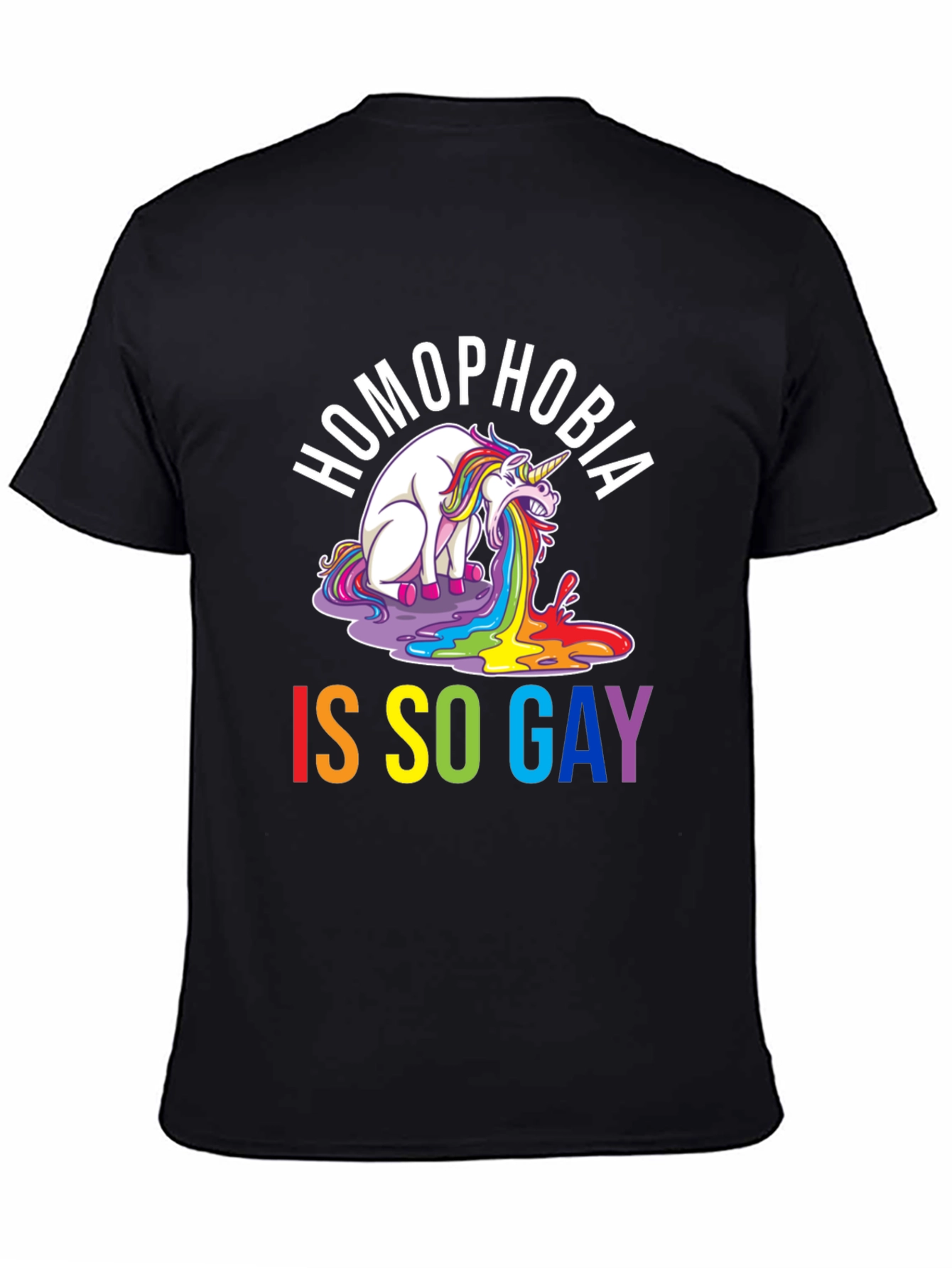 Homophobia Is So Gay T-Shirt - Unisex Black Tee