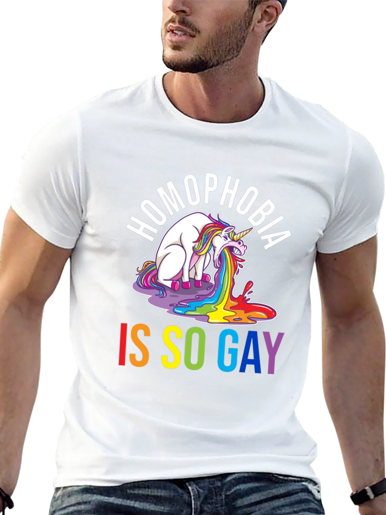 Homophobia Is So Gay T-Shirt - Unisex Black Tee