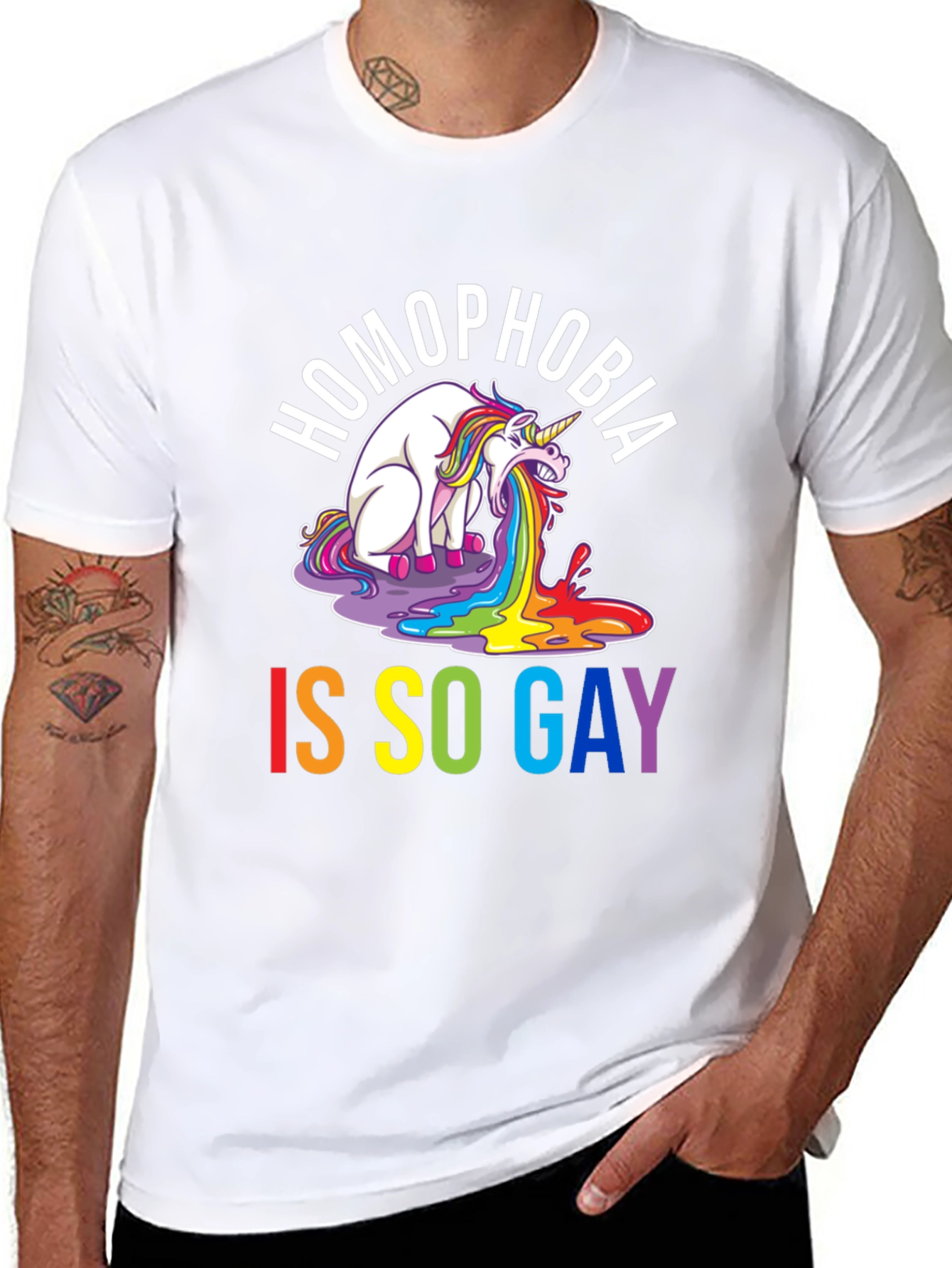 Homophobia Is So Gay T-Shirt - Unisex Black Tee