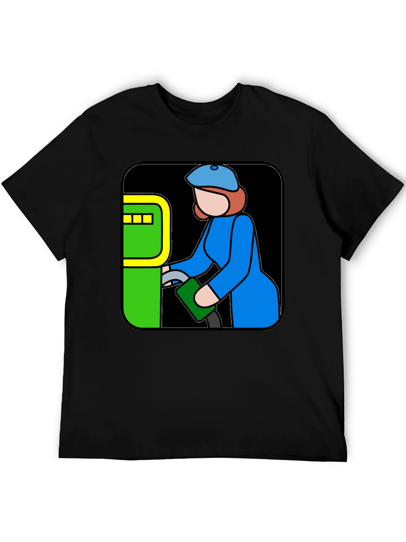 Cartoon Gas Station Attendant T-Shirt