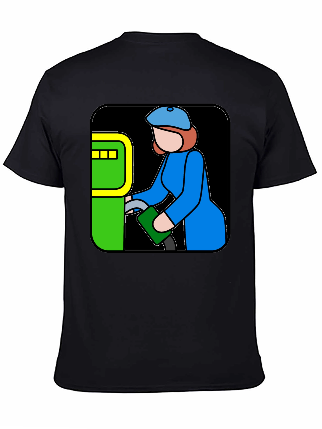 Cartoon Gas Station Attendant T-Shirt