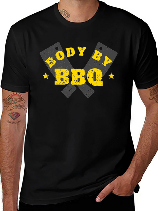 Body By BBQ T-Shirt - Black Graphic Tee