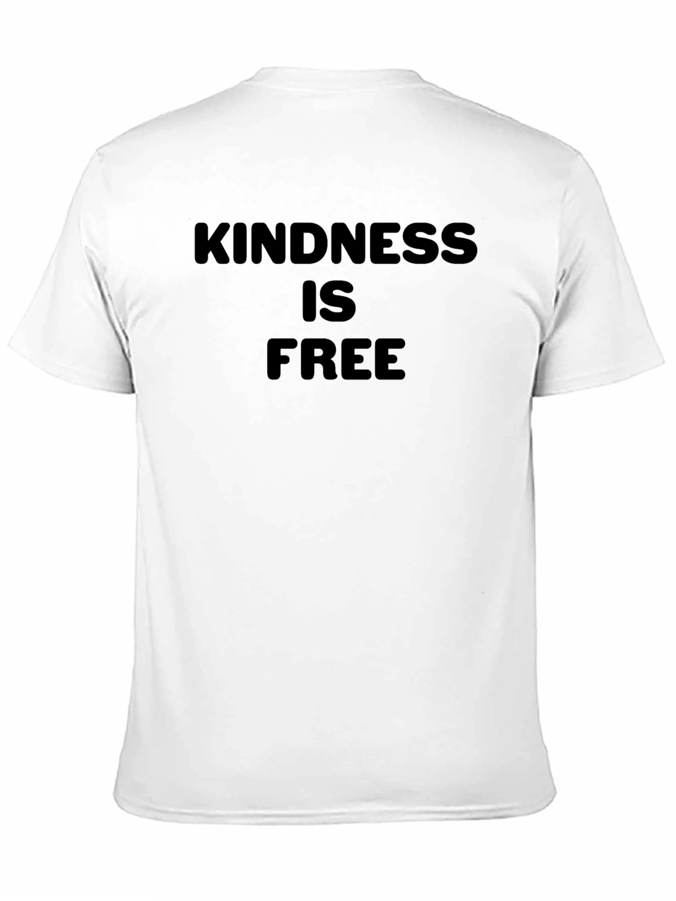 Kindness is Free Black Graphic T-Shirt