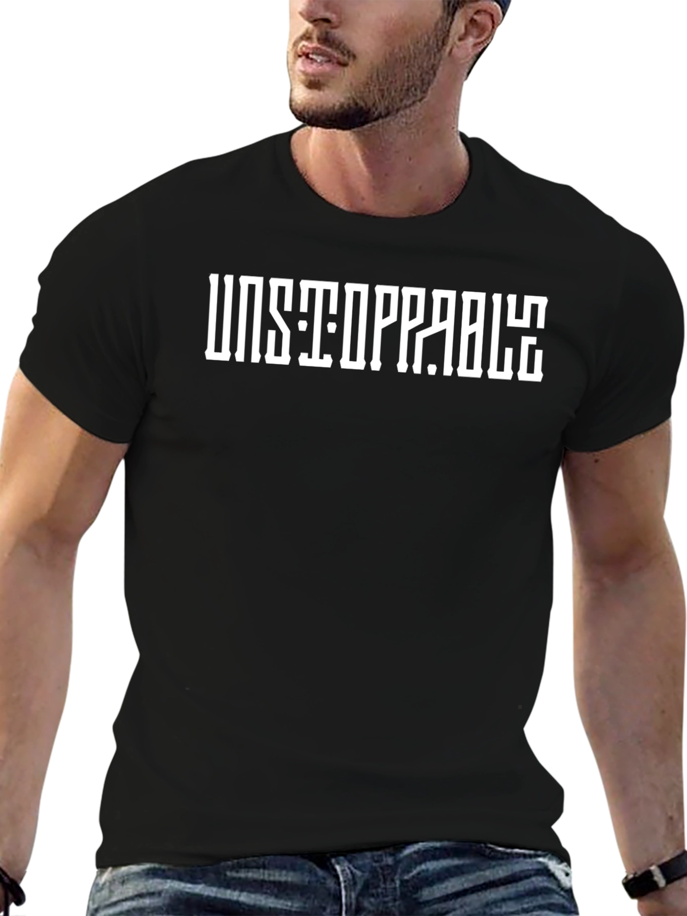 Unstoppable Black Graphic Tee