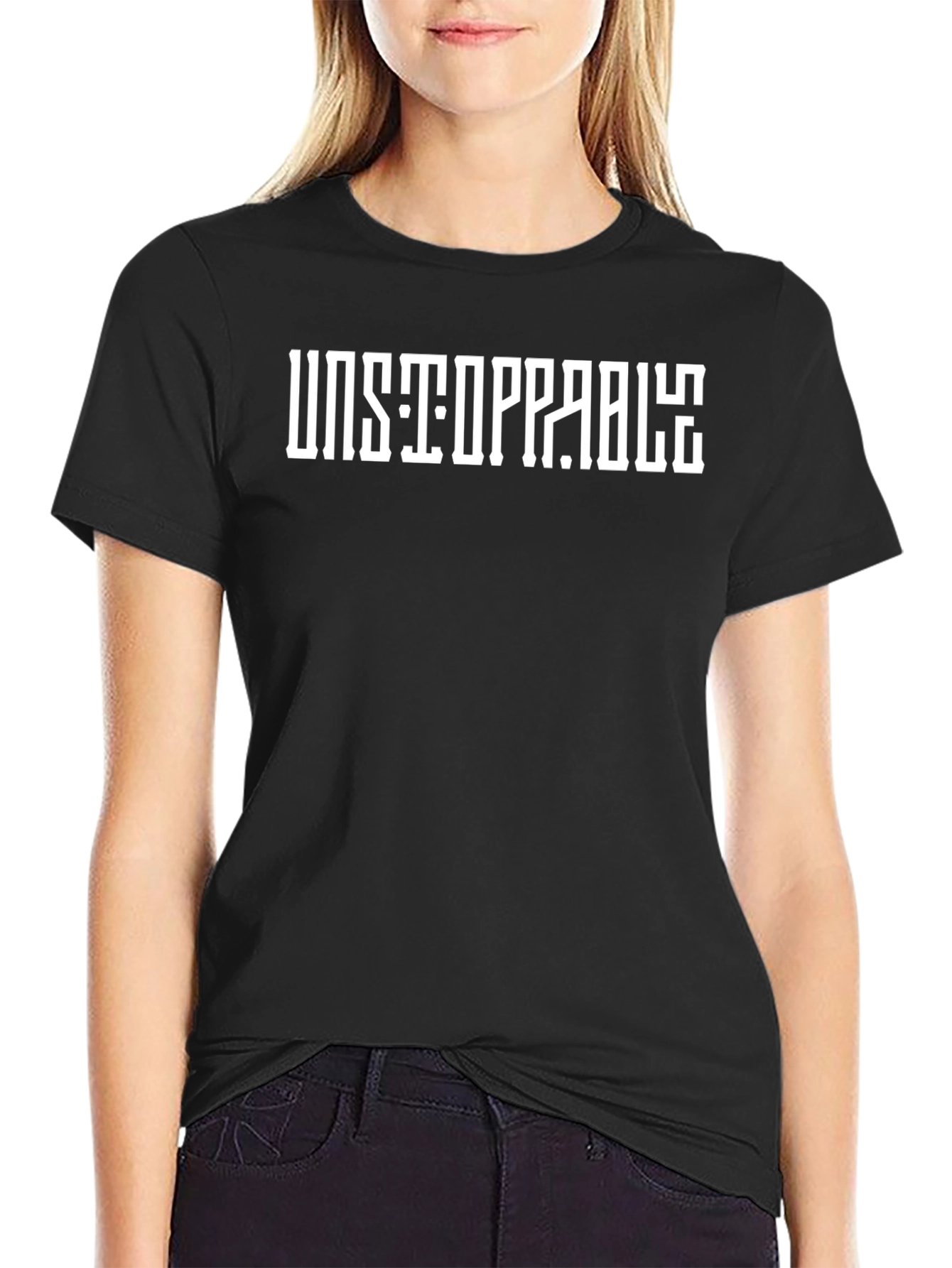 Unstoppable Black Graphic Tee