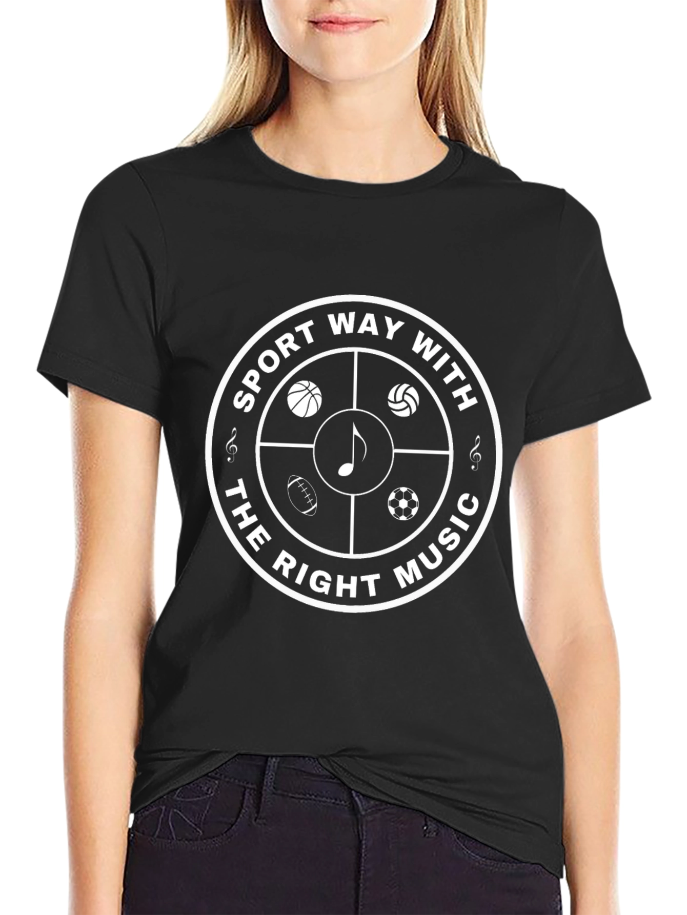 Sport Way With Music Graphic Tee