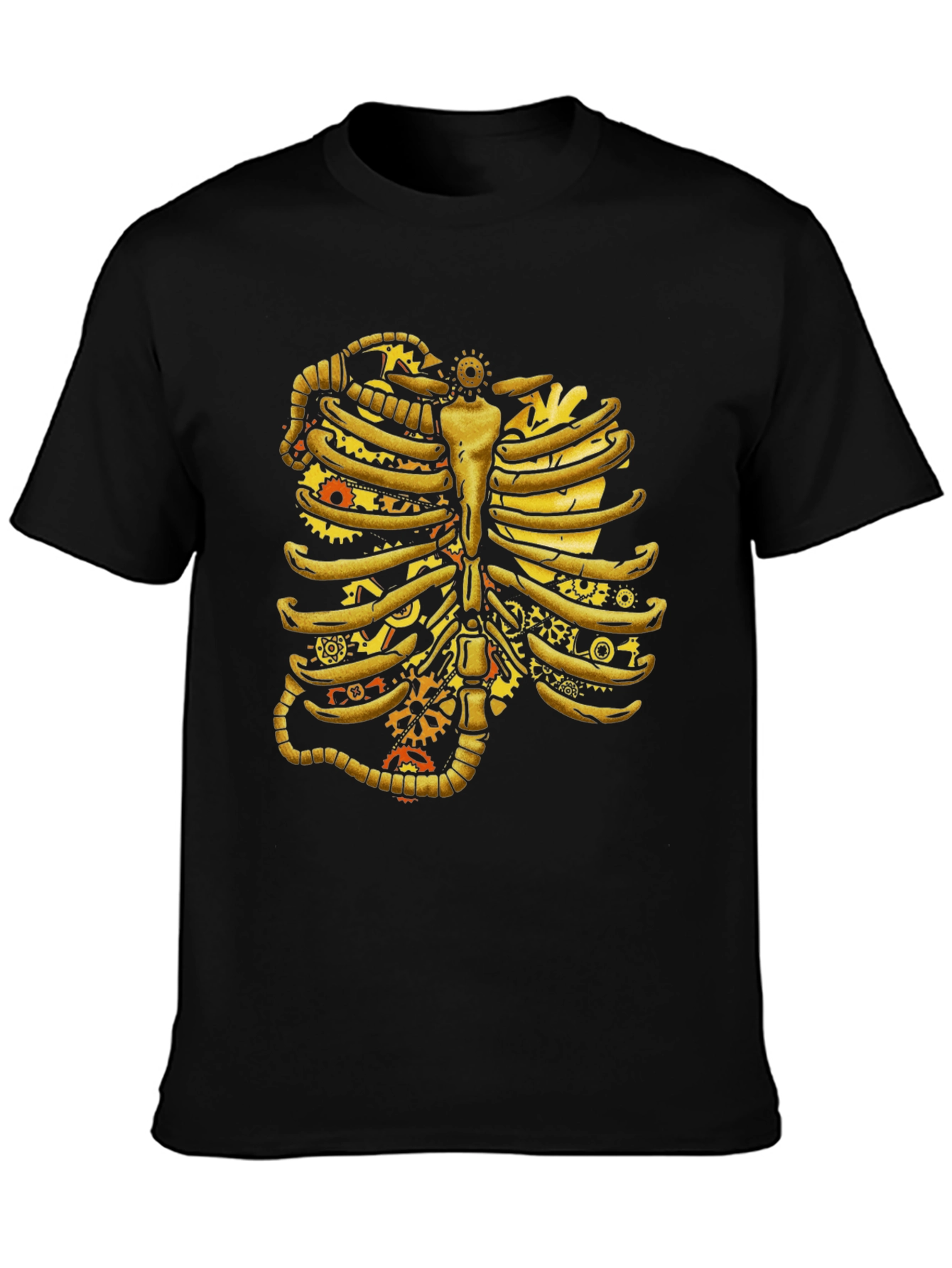 Steampunk Rib Cage Graphic Tee