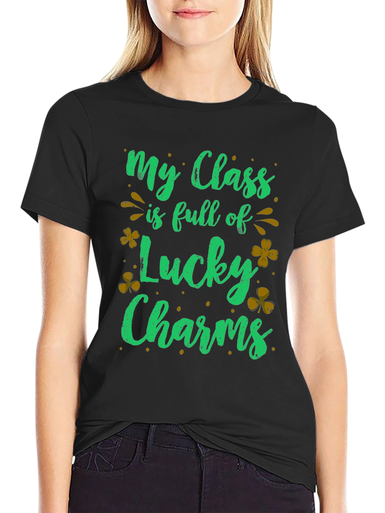 St. Patricks Day Lucky Charms Teacher T-Shirt