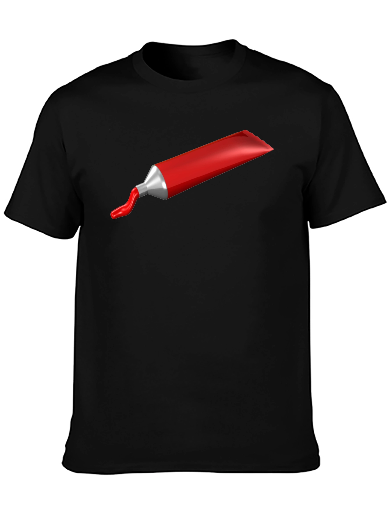 Red Paint Tube Graphic T-Shirt