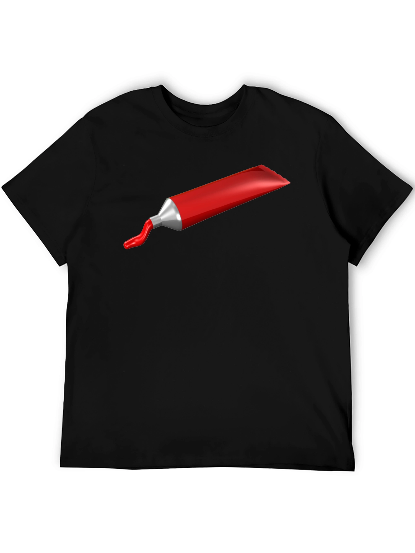 Red Paint Tube Graphic T-Shirt