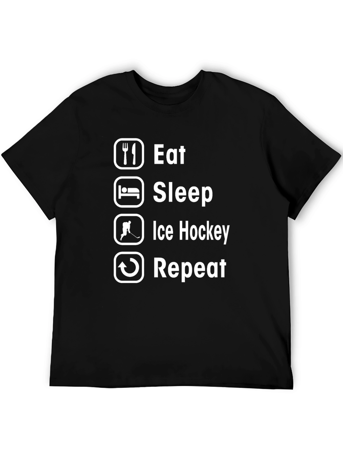 Eat Sleep Ice Hockey Repeat T-Shirt