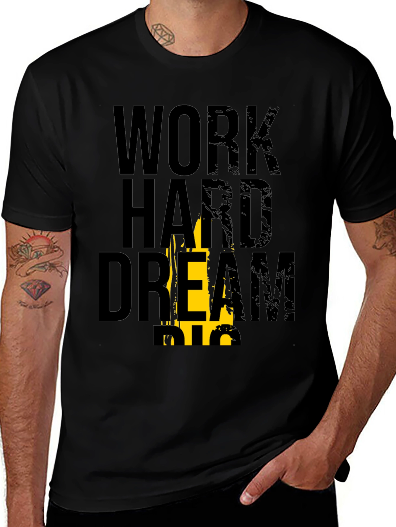 Work Hard Dream Big Graphic Tee