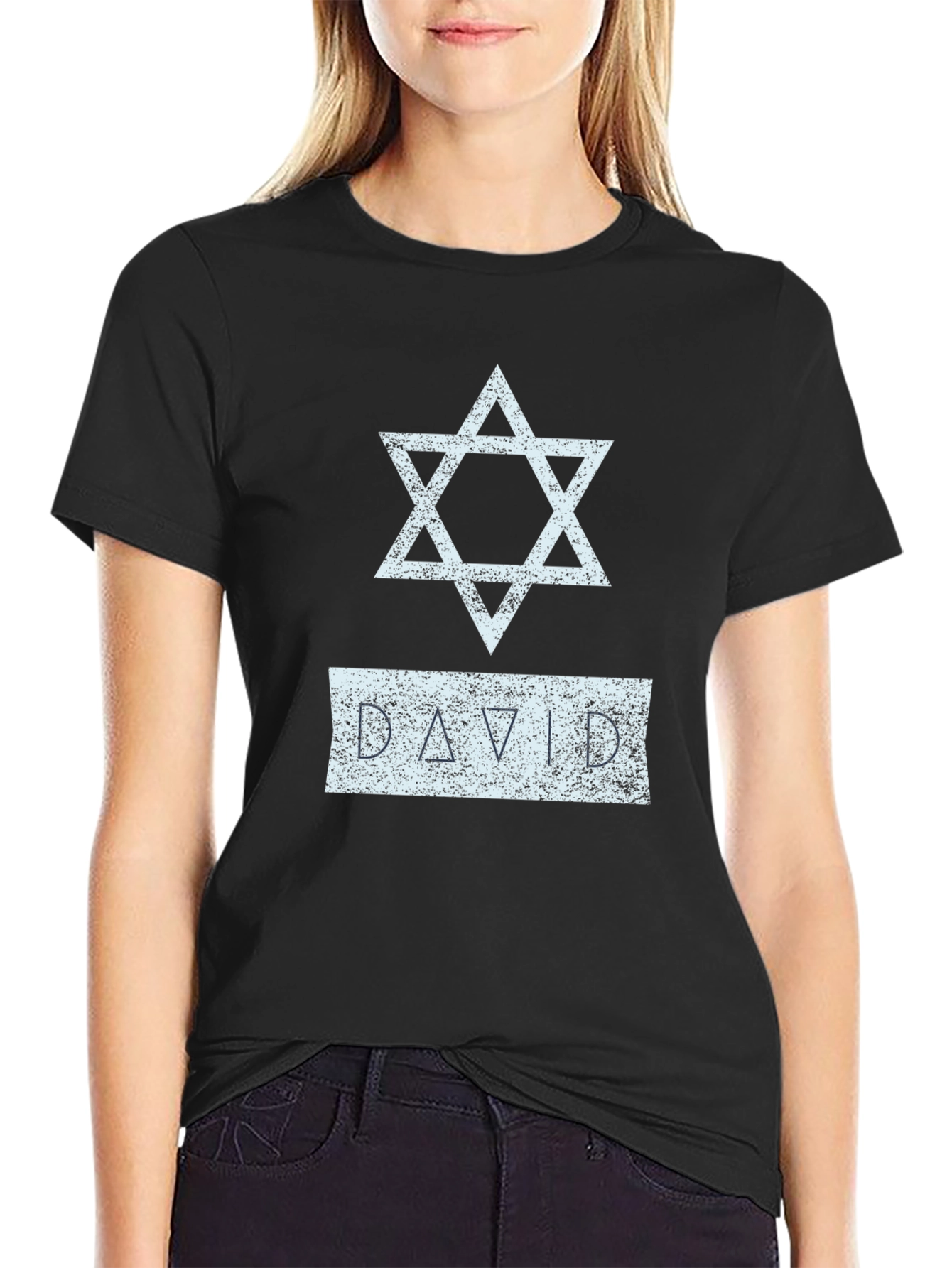 David Star Graphic T-Shirt - Classic Black Tee