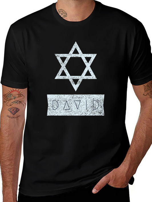 David Star Graphic T-Shirt - Classic Black Tee