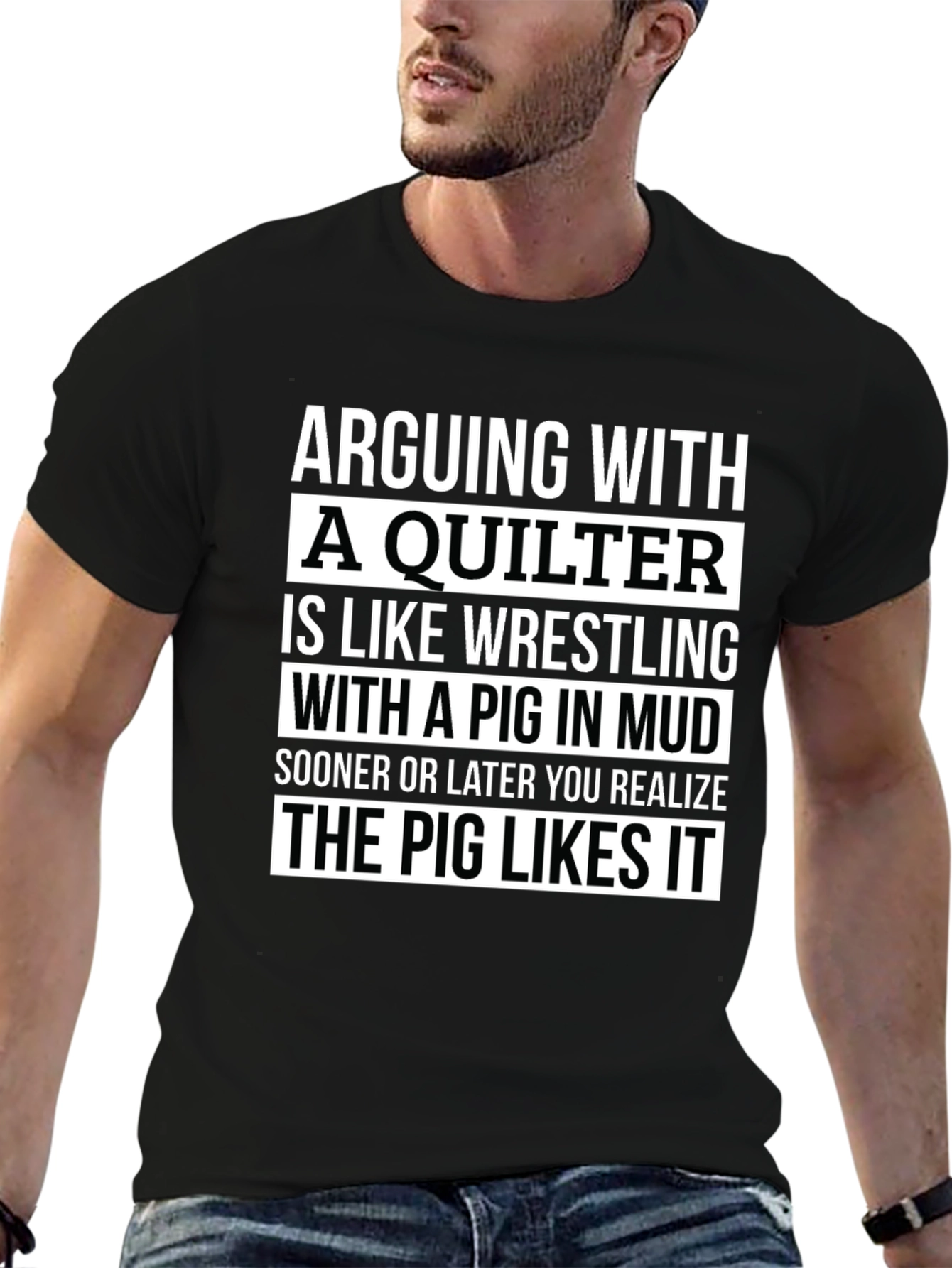 Arguing with a Quilter T-Shirt - Funny Quilting Gift