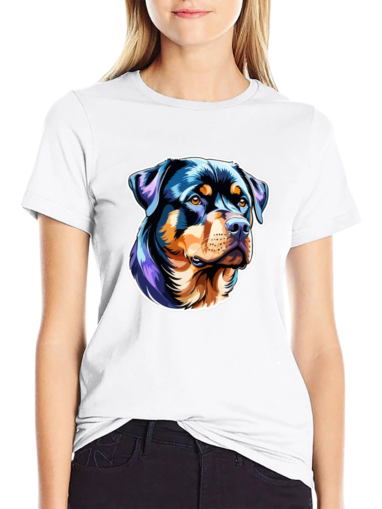 Rottweiler Graphic Tee - Stylish Dog Lover T-Shirt