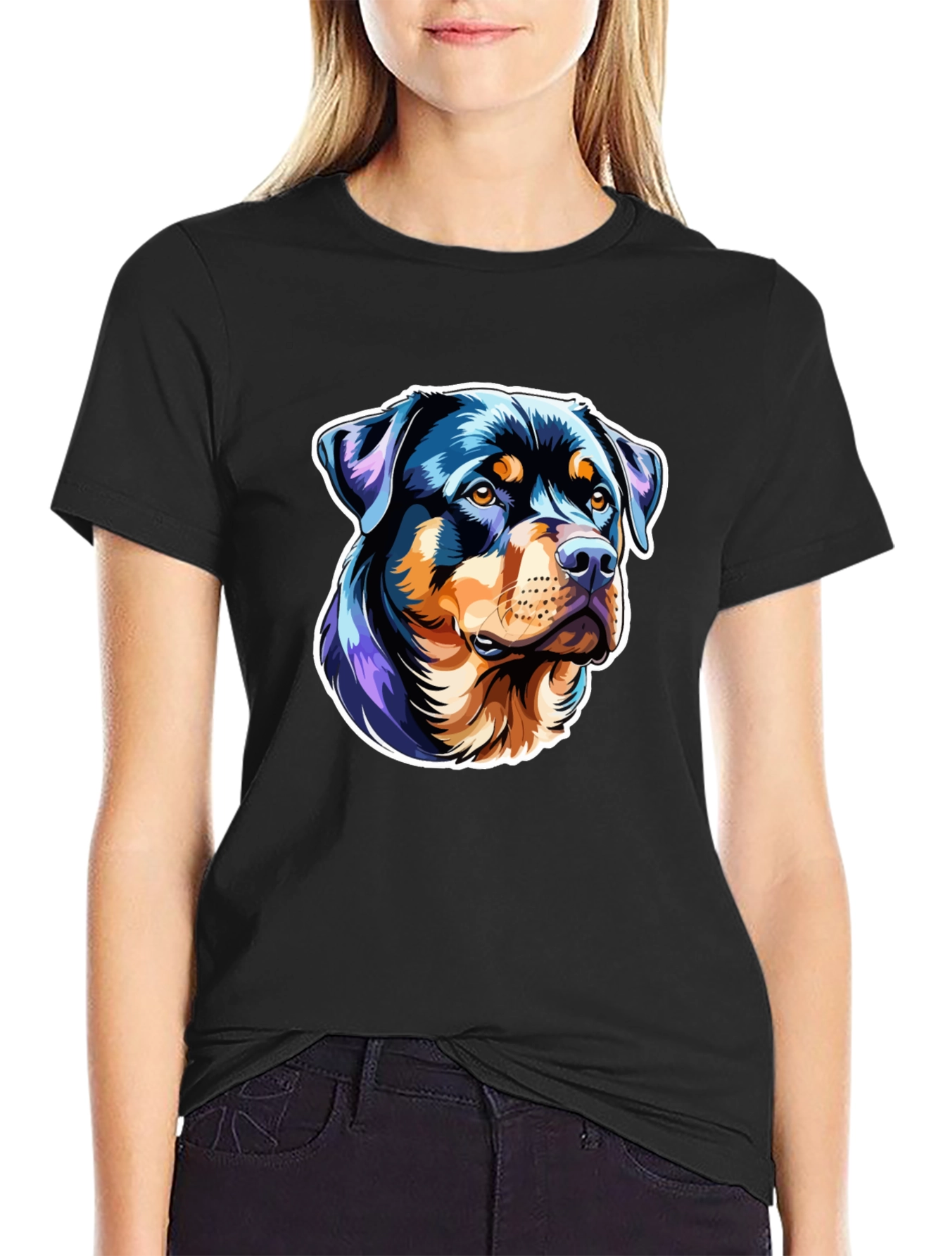 Rottweiler Graphic Tee - Stylish Dog Lover T-Shirt