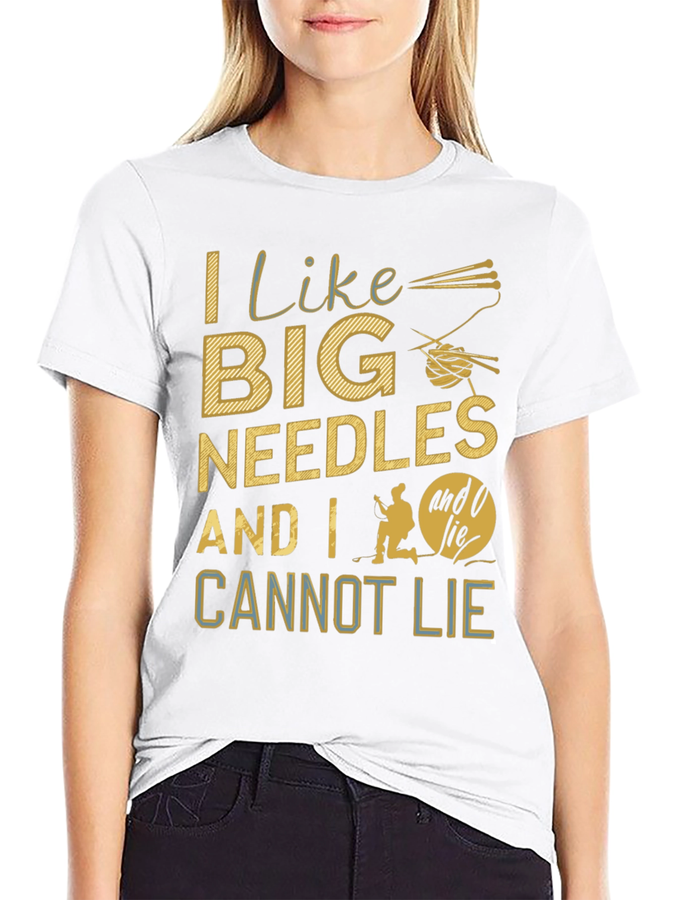 I Like Big Needles Funny T-Shirt