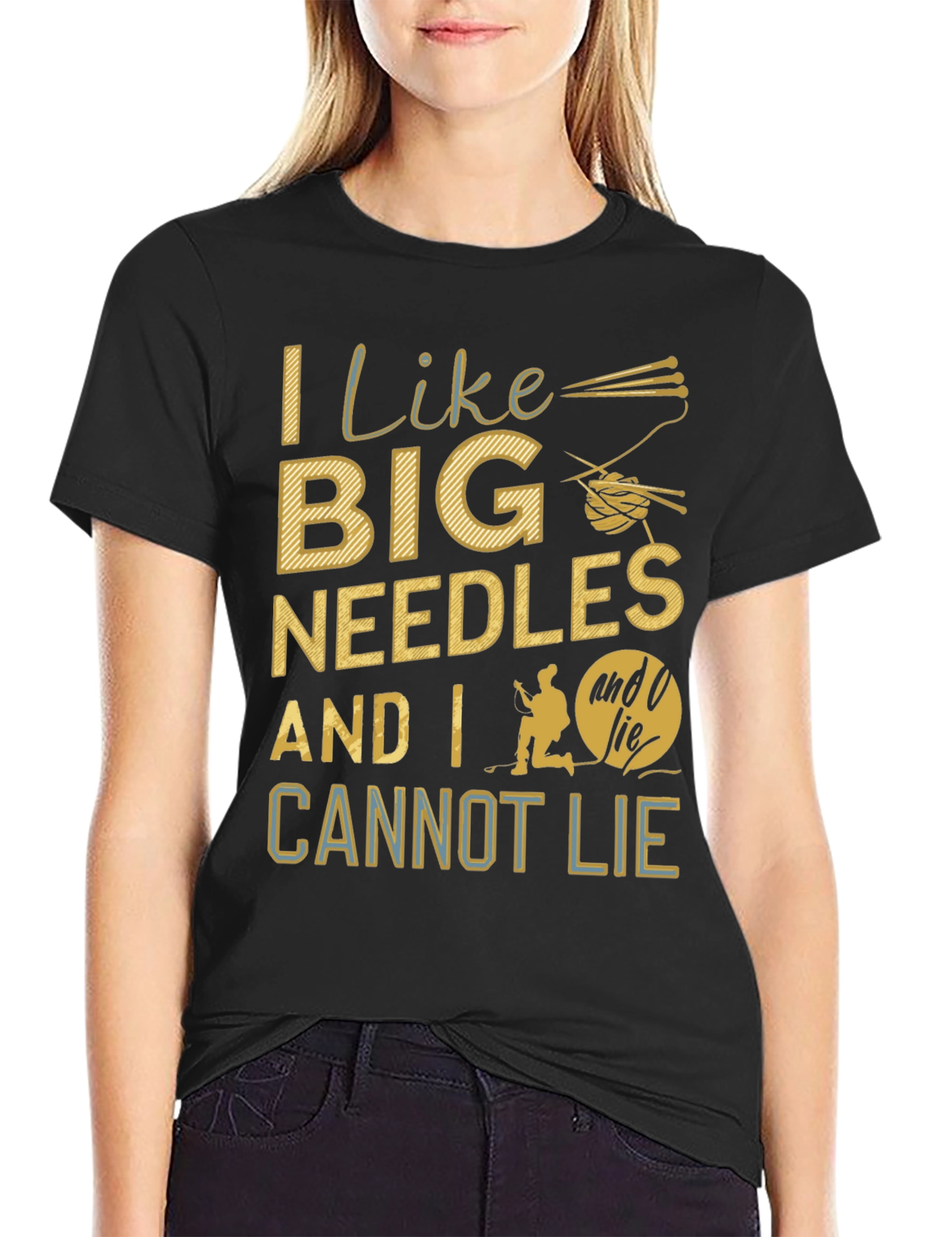 I Like Big Needles Funny T-Shirt