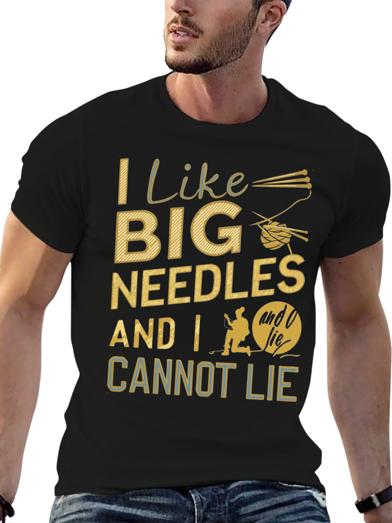 I Like Big Needles Funny T-Shirt