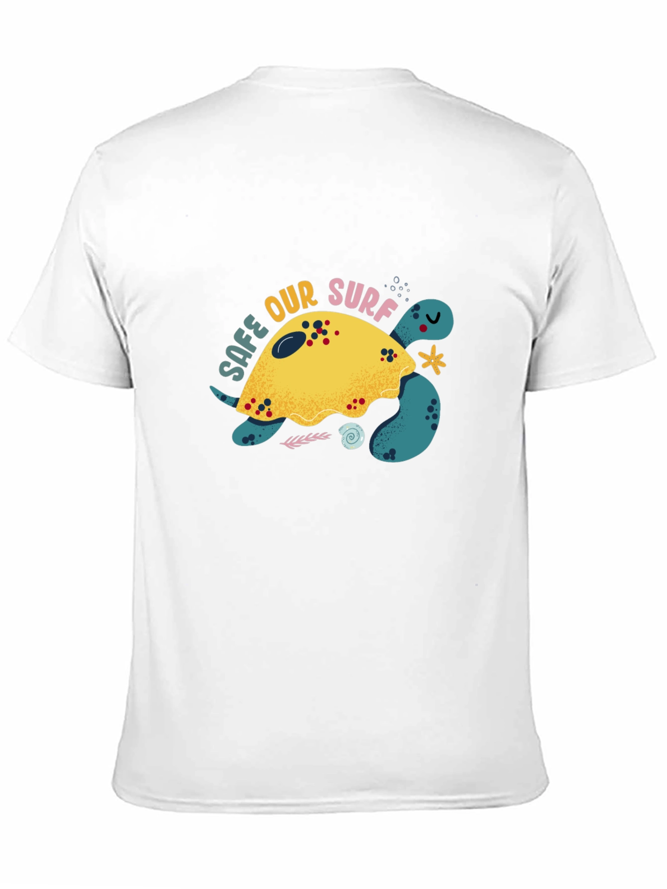 Save Our Surf Turtle Graphic Tee - Eco-Friendly Design