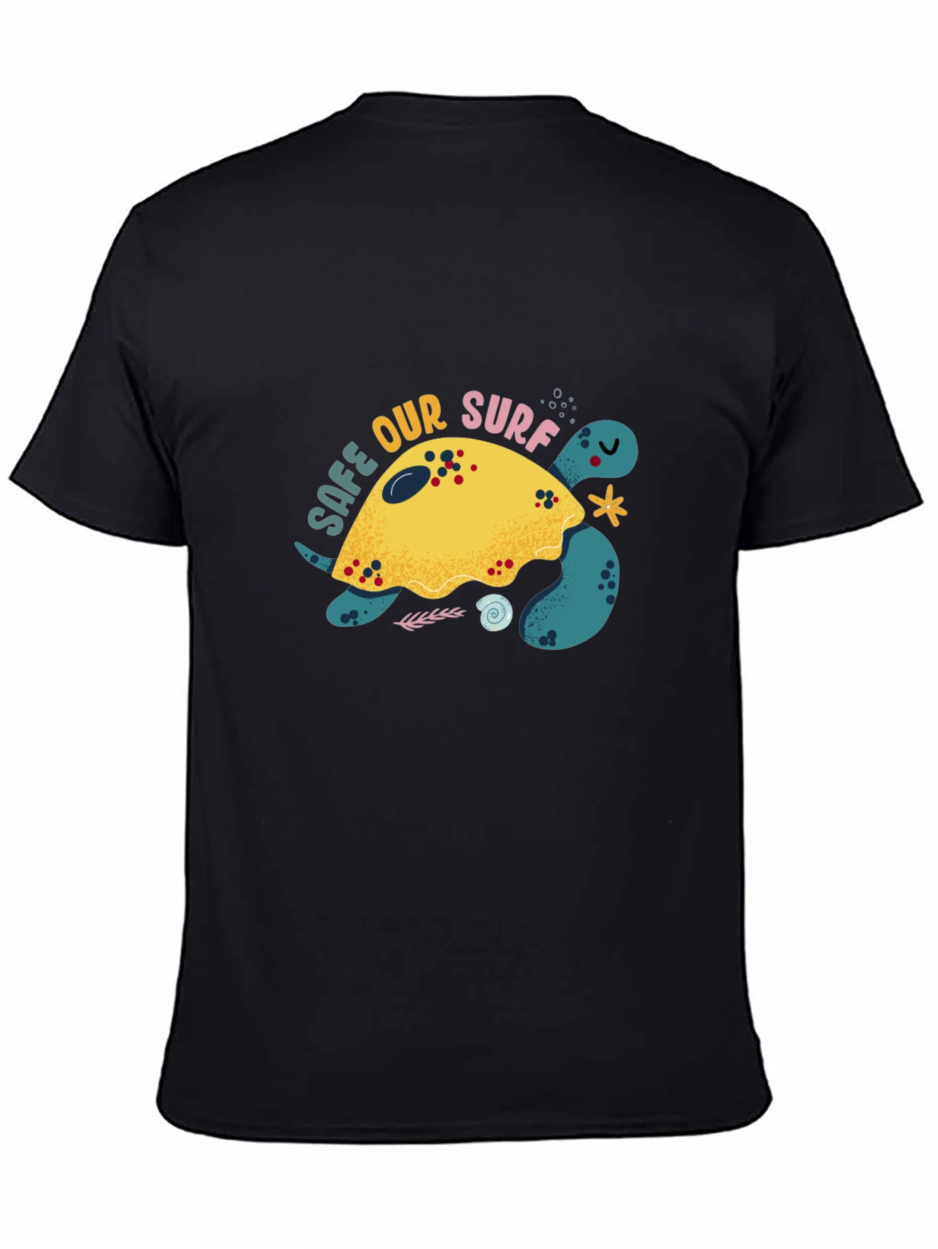 Save Our Surf Turtle Graphic Tee - Eco-Friendly Design