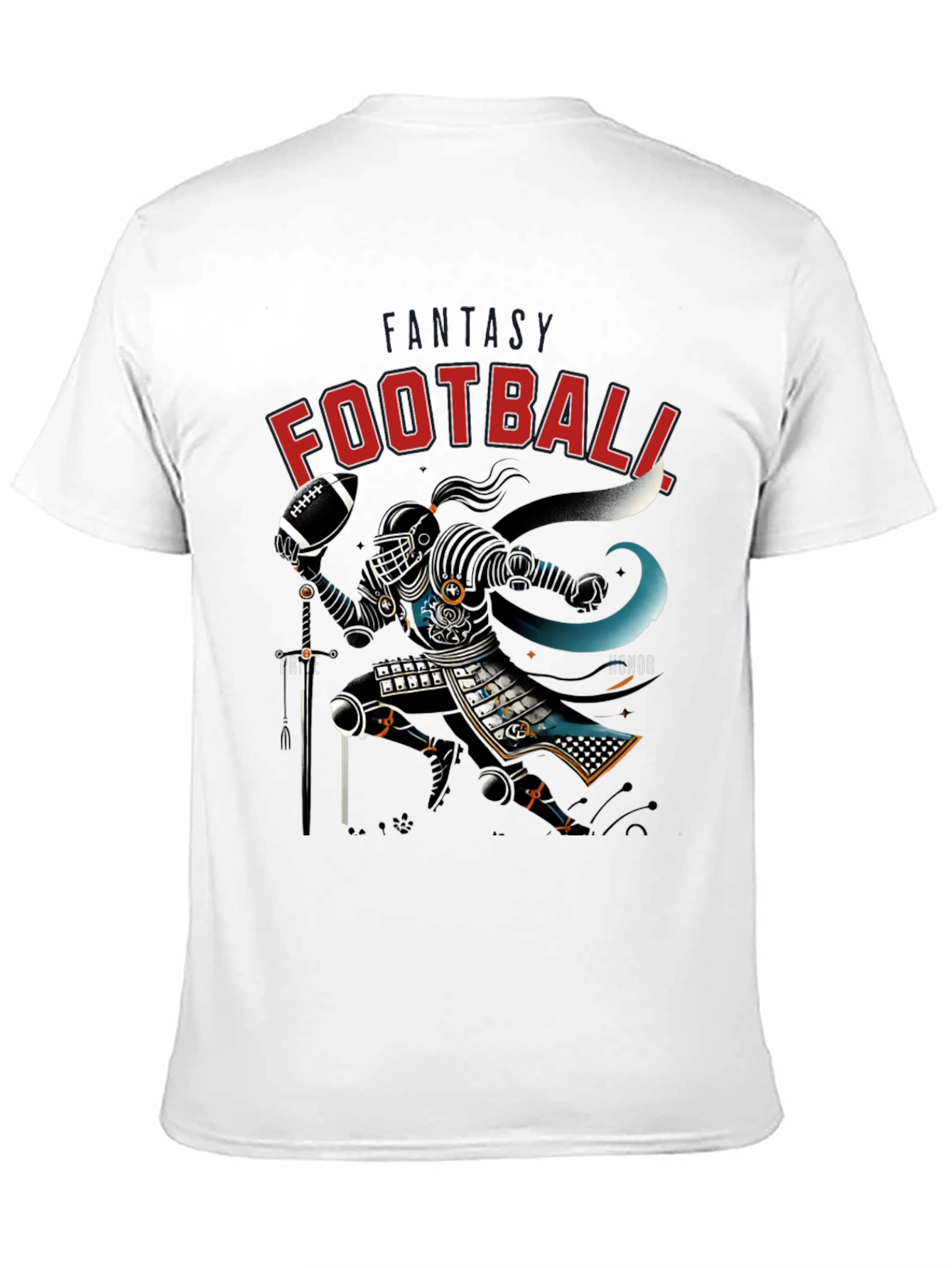 Football Samurai Graphic Tee - Black