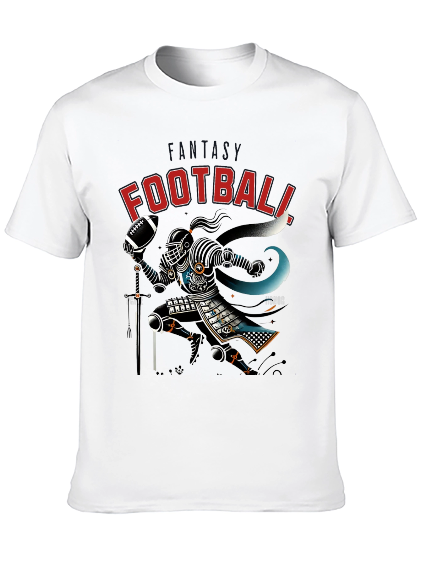 Football Samurai Graphic Tee - Black